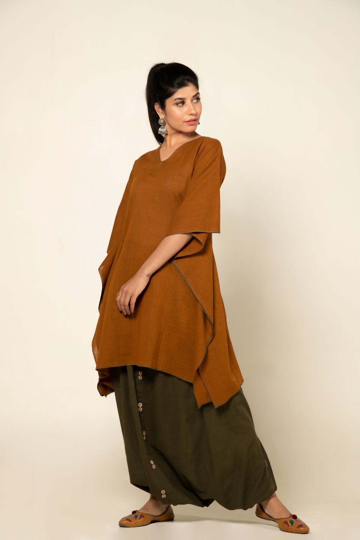 Mustard Sufi Sage Co-ord Set