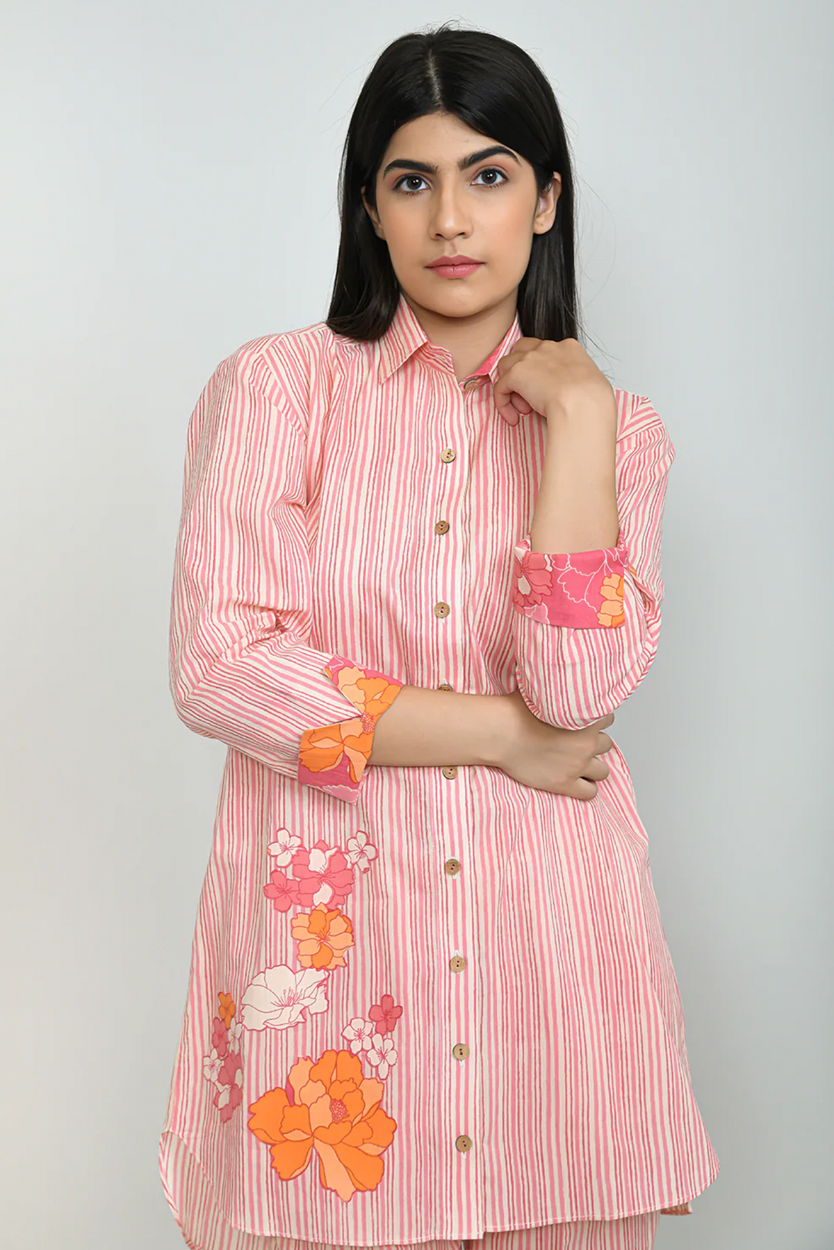 Pink Flora Co-ord Set