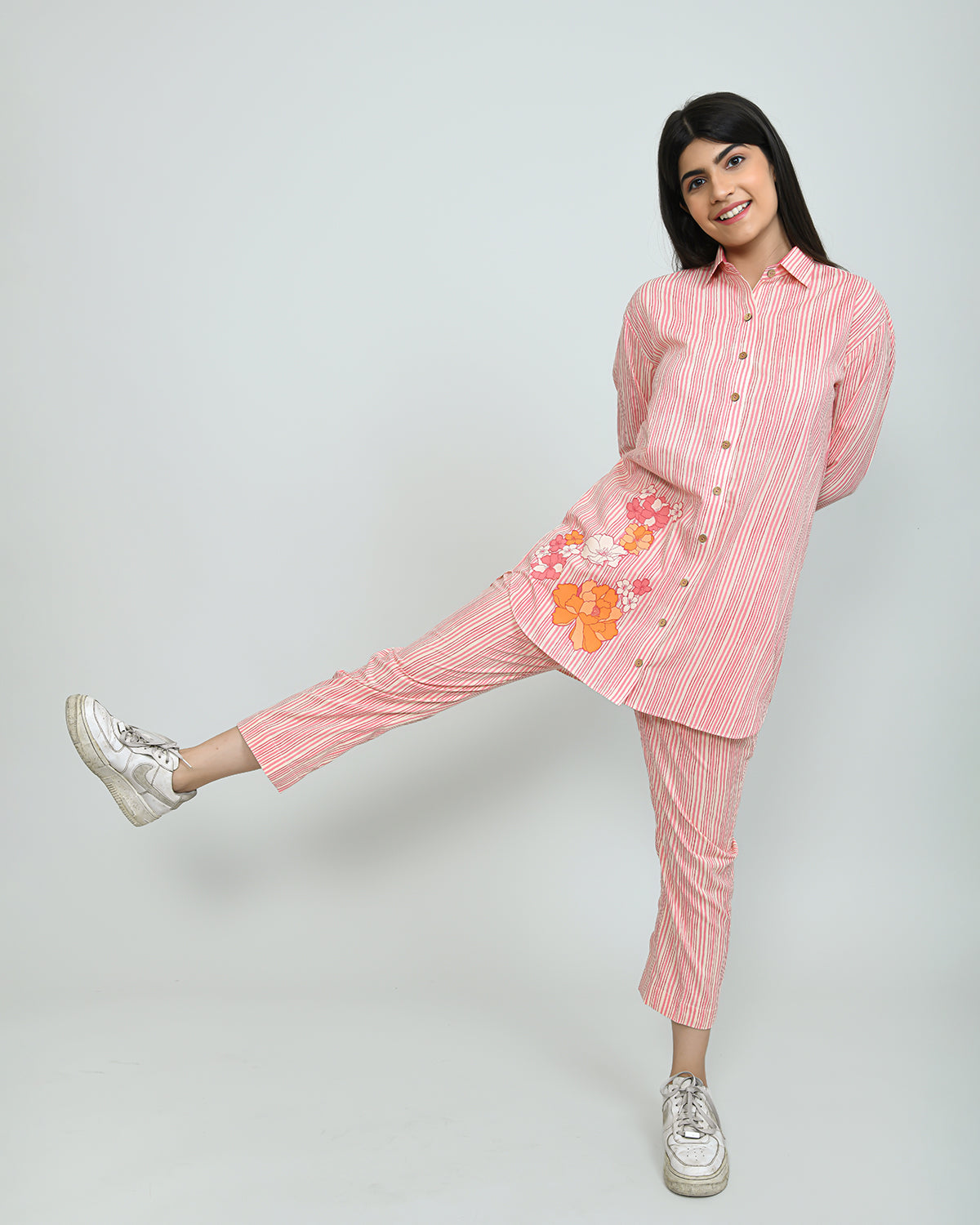 Pink Flora Co-ord Set