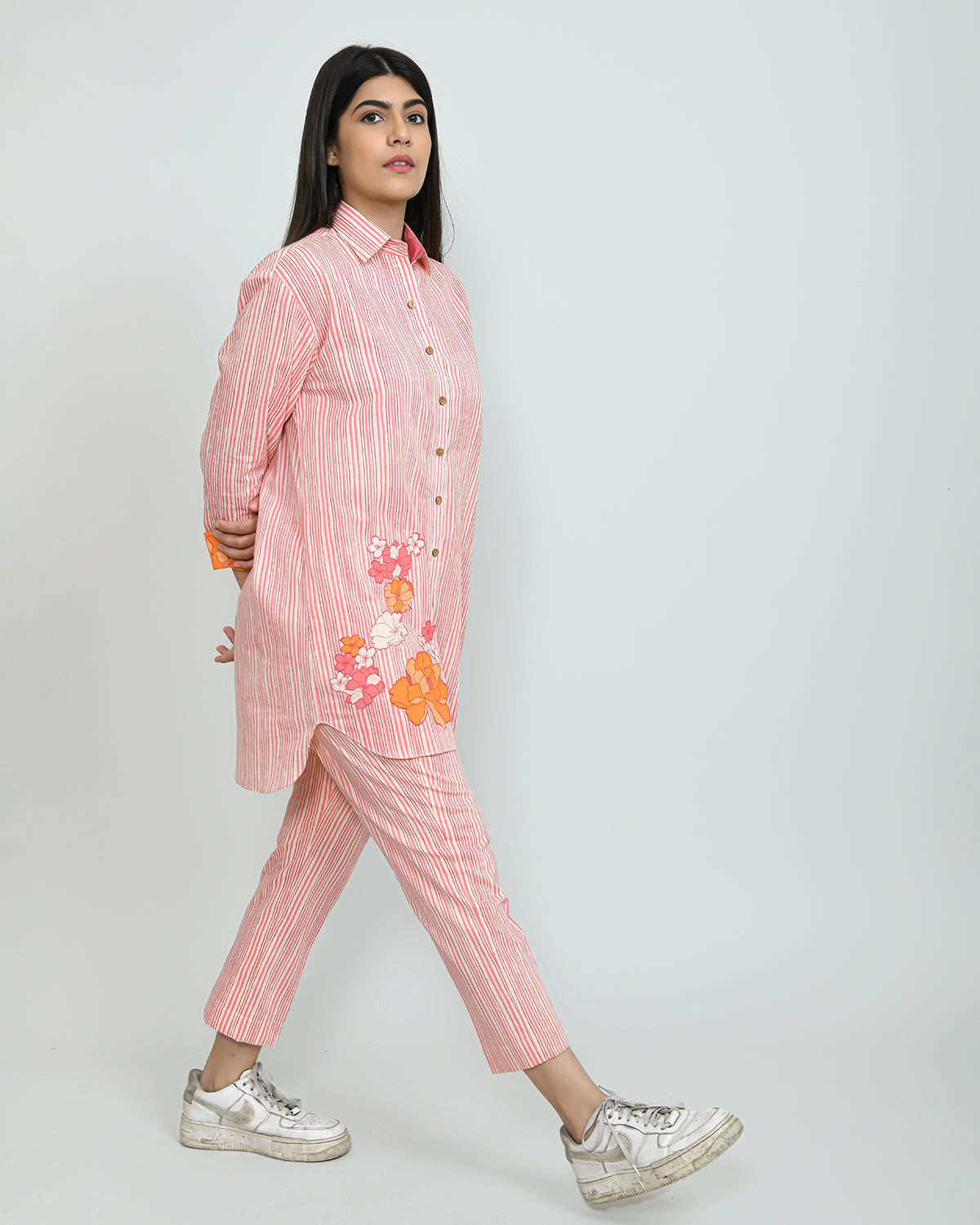 Pink Flora Co-ord Set