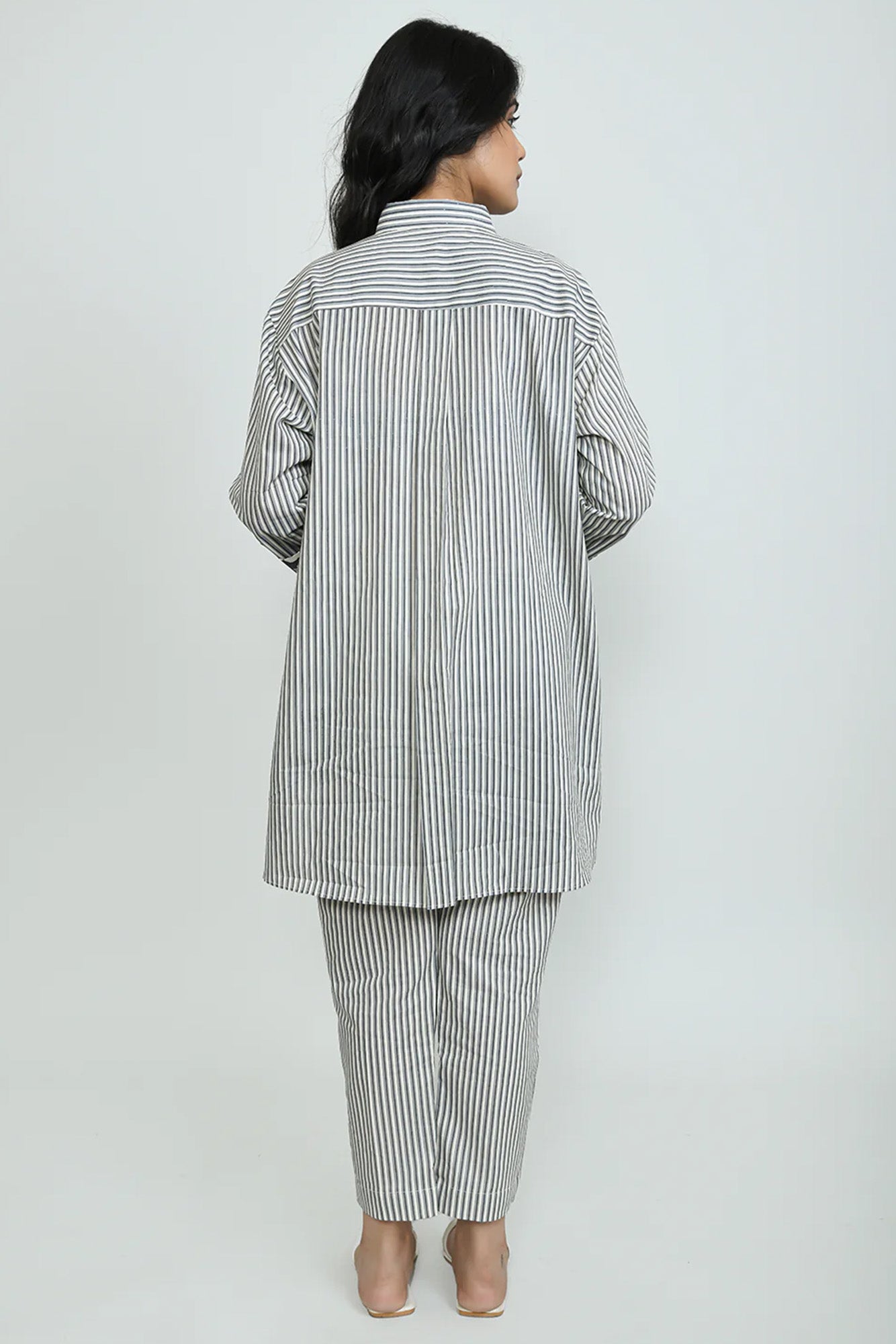 Grey Flora Co-ord Set