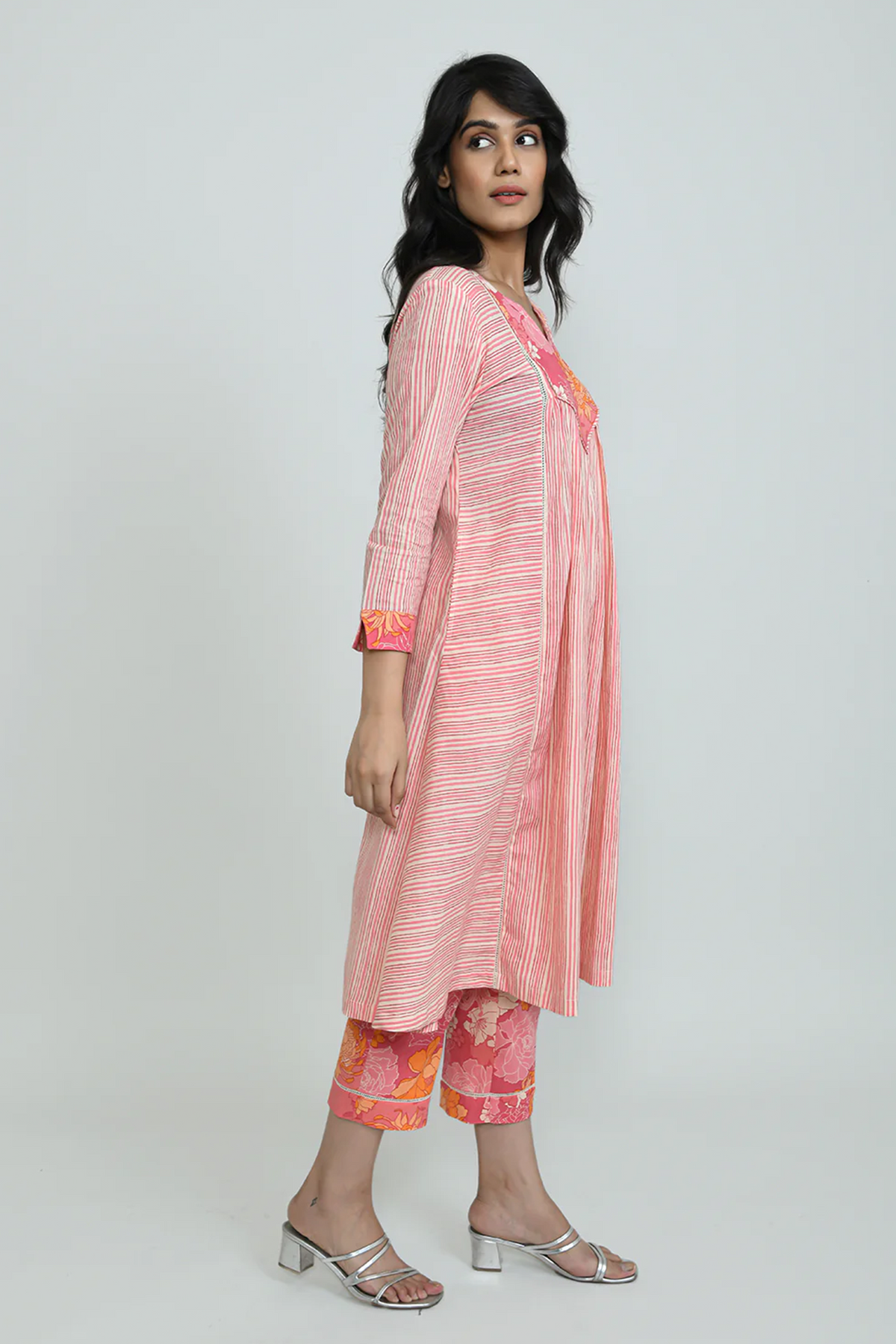 Pink Love Kurta Set