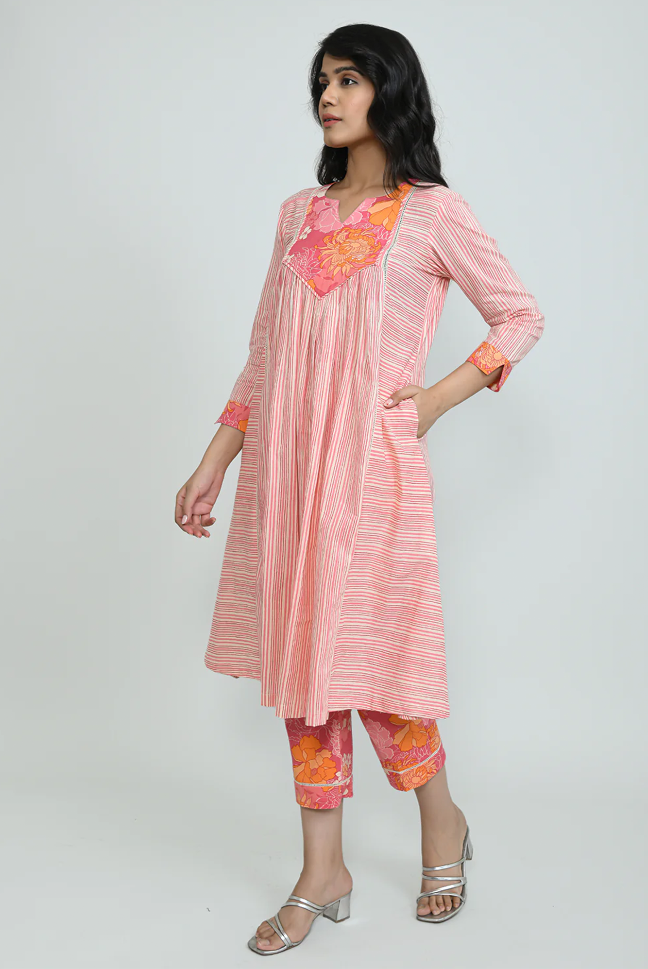 Pink Love Kurta Set