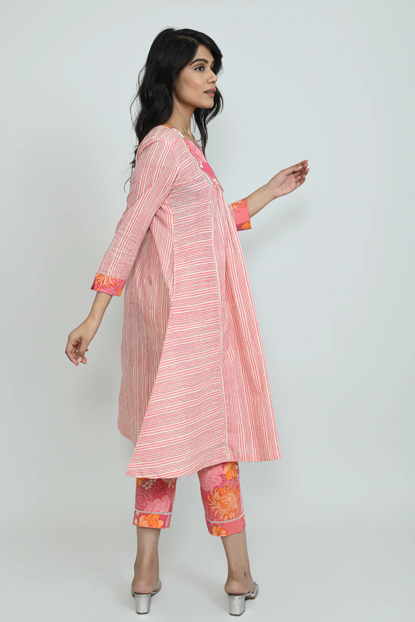 Pink Love Kurta Set