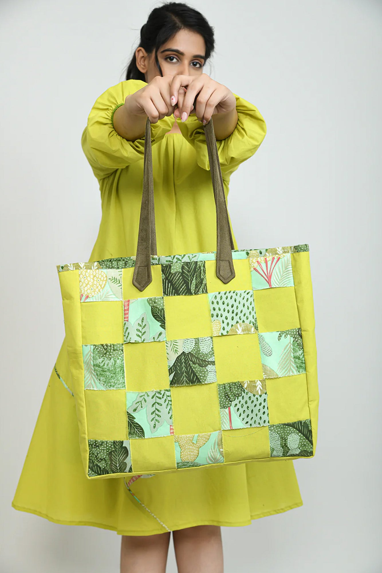 Lime Rush Tote Bag