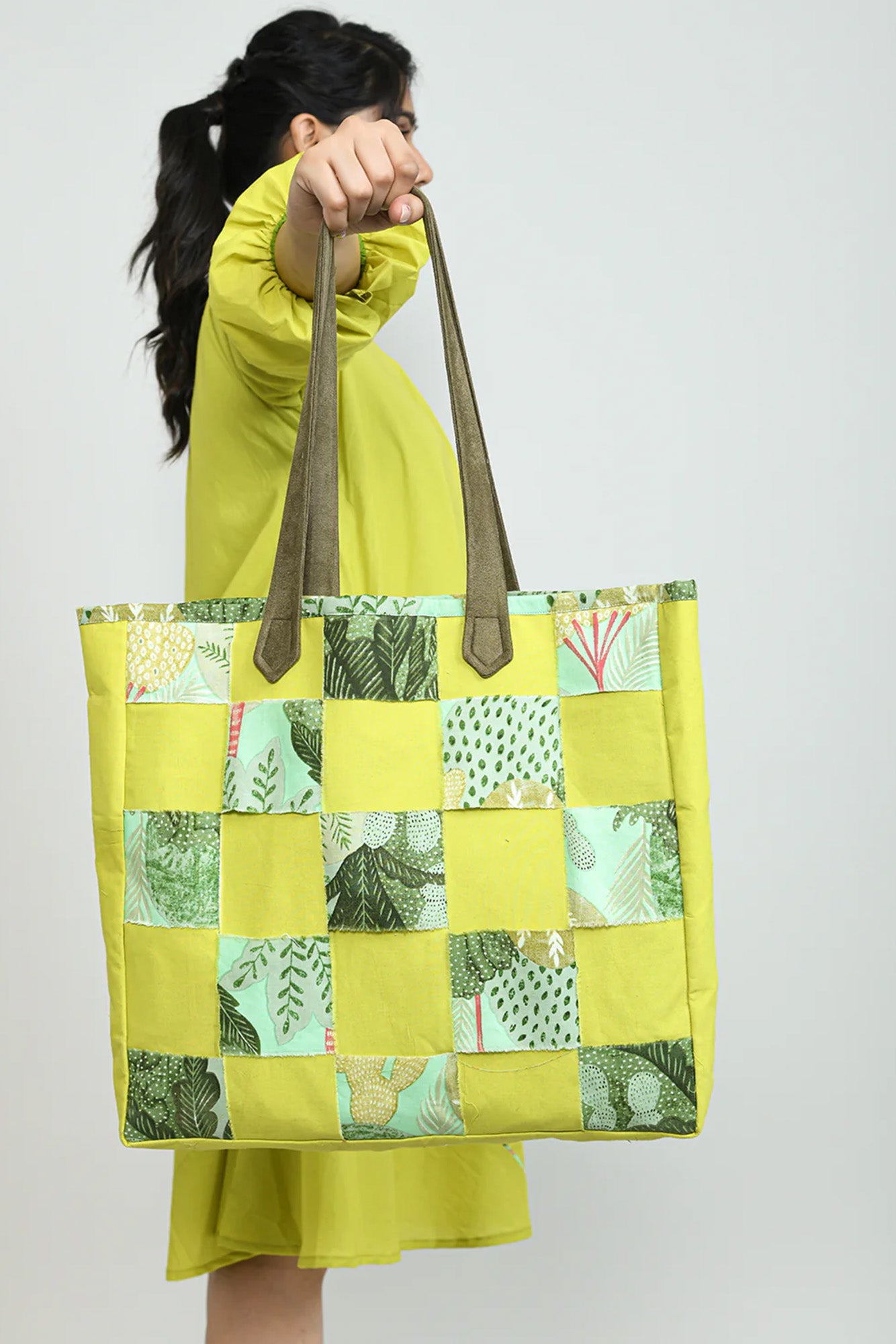 Lime Rush Tote Bag