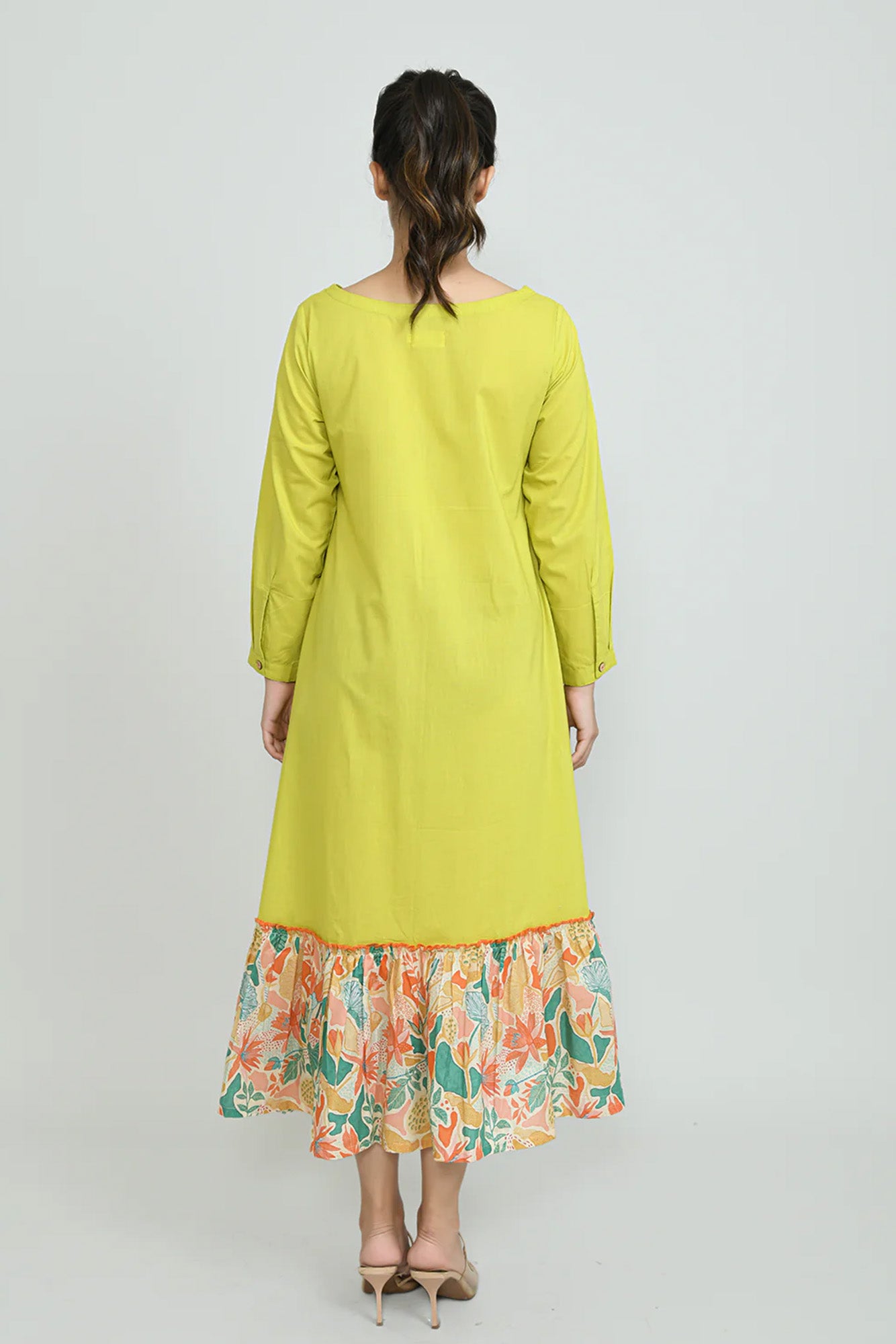Lime & Lemony Long Dress