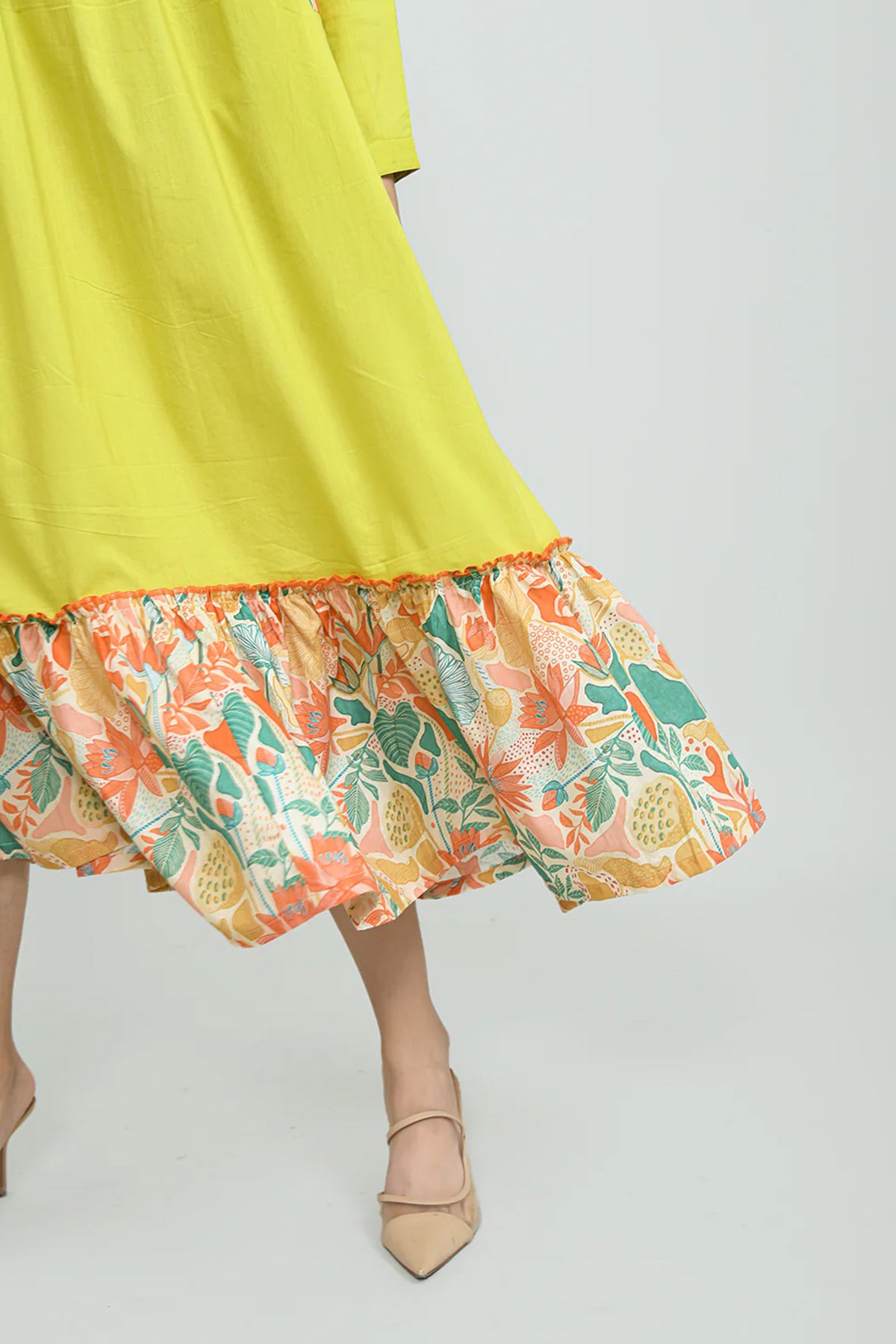 Lime & Lemony Long Dress