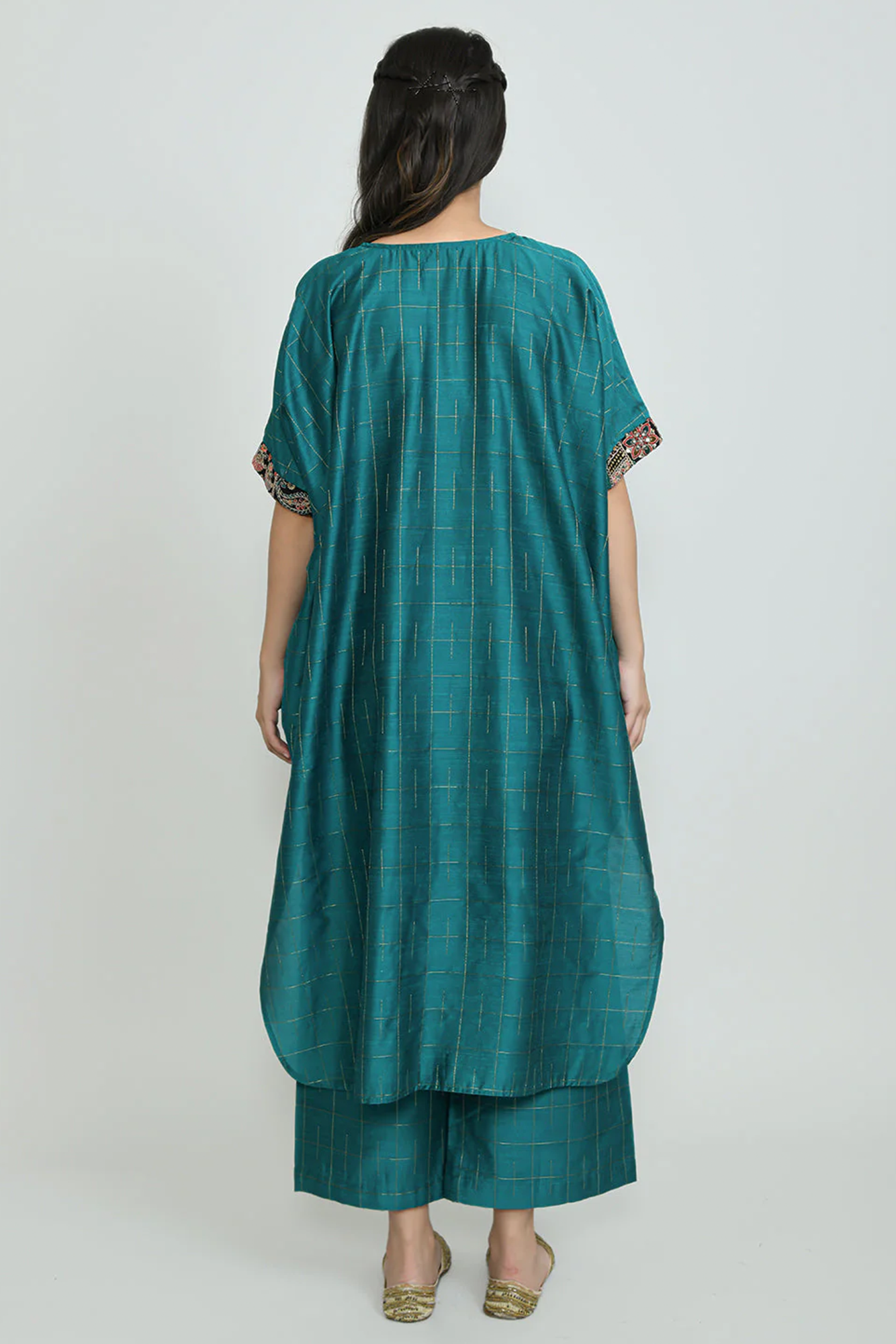 Green Falls Kurta Set