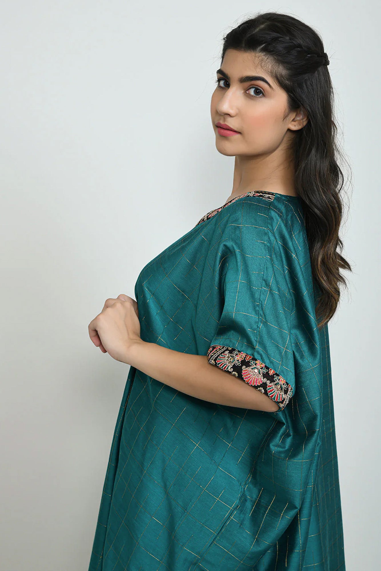 Green Falls Kurta Set