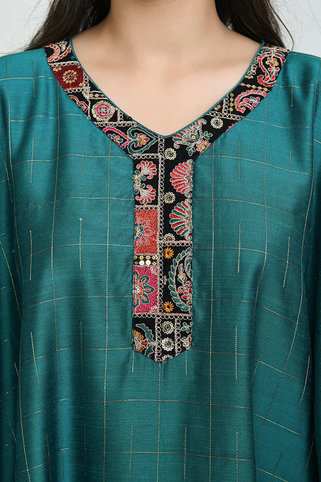 Green Falls Kurta Set