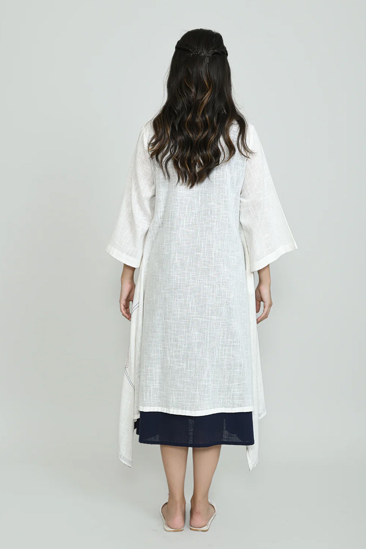 White Waterfall Co-ord Set