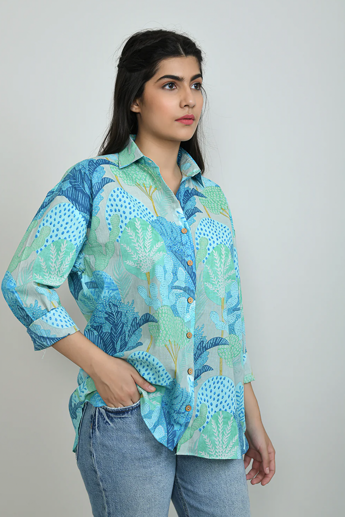 Turquoise Shirt