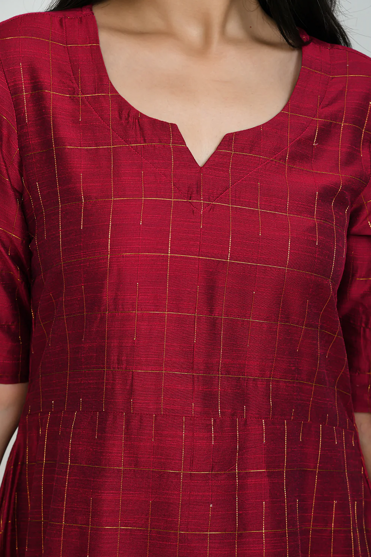 Ruby Luxe Handkerchief Dress