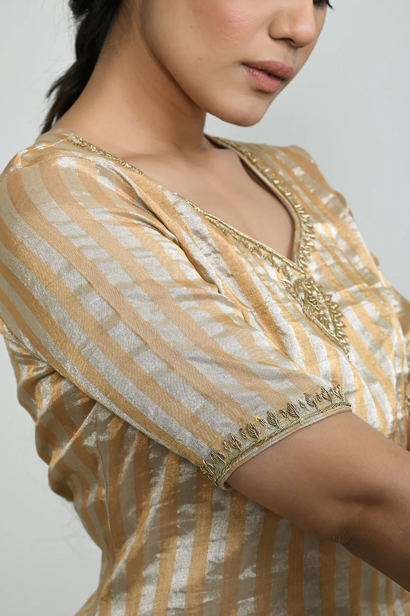 Waheeda Tissue Kurta Set