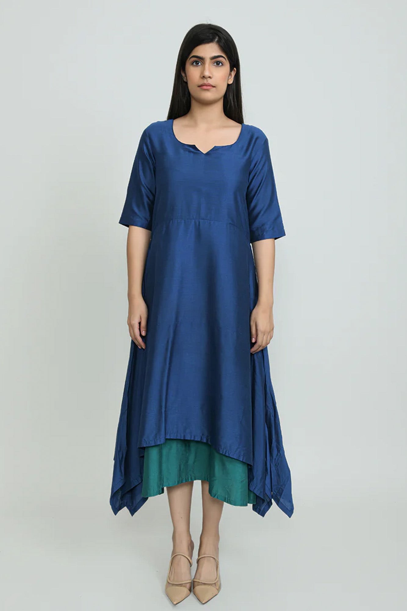 Casa Luxe Handkerchief Dress