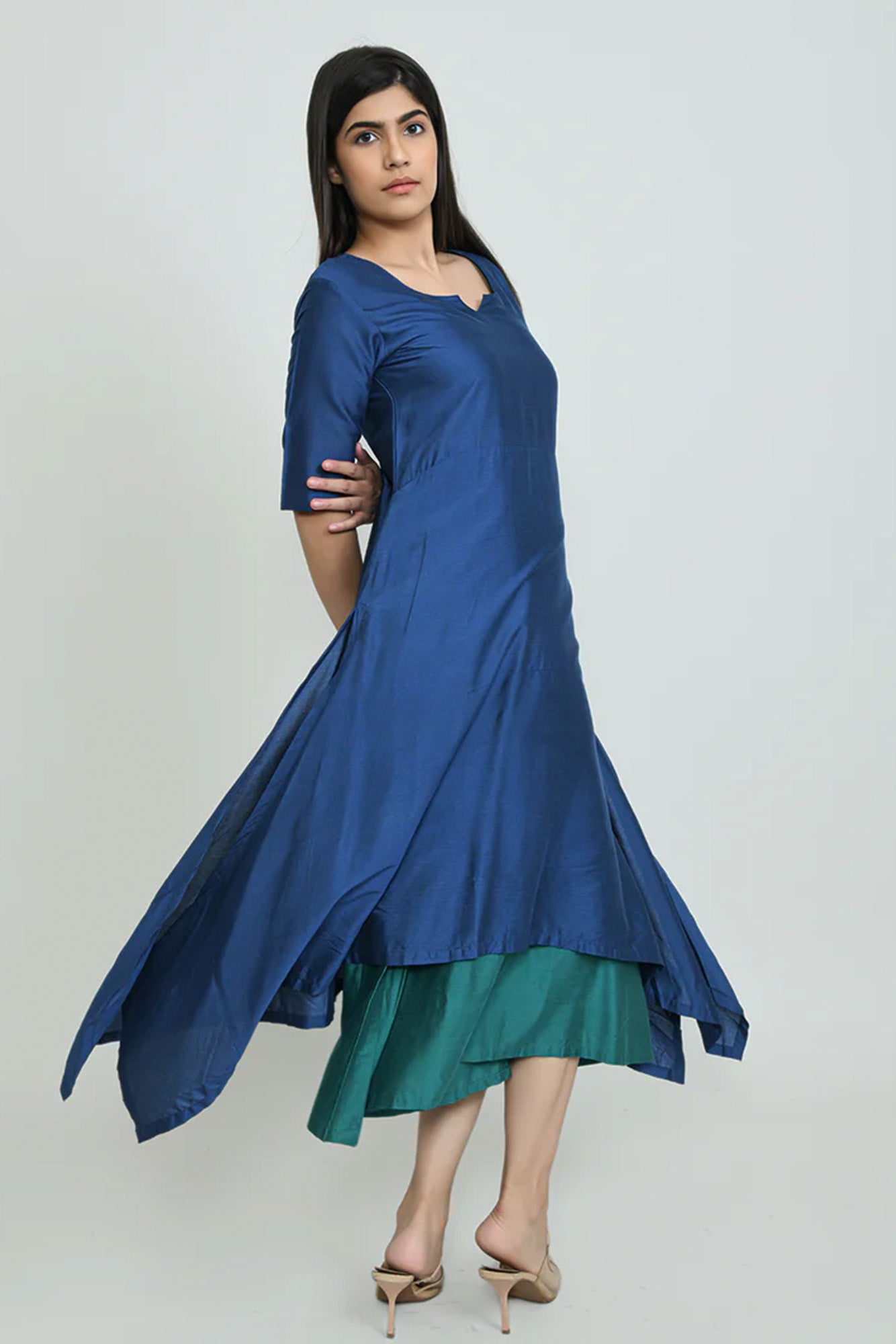 Casa Luxe Handkerchief Dress