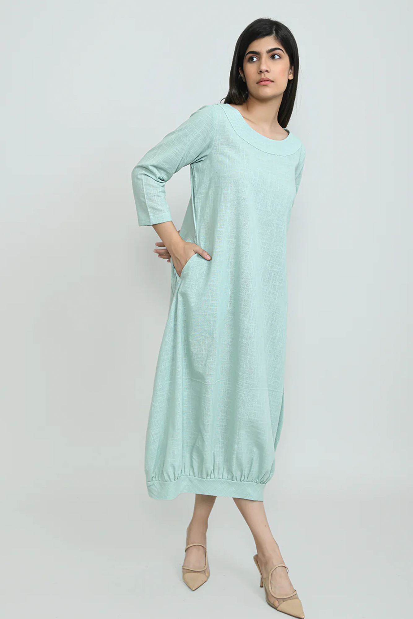 Minty Cool Boho Dress