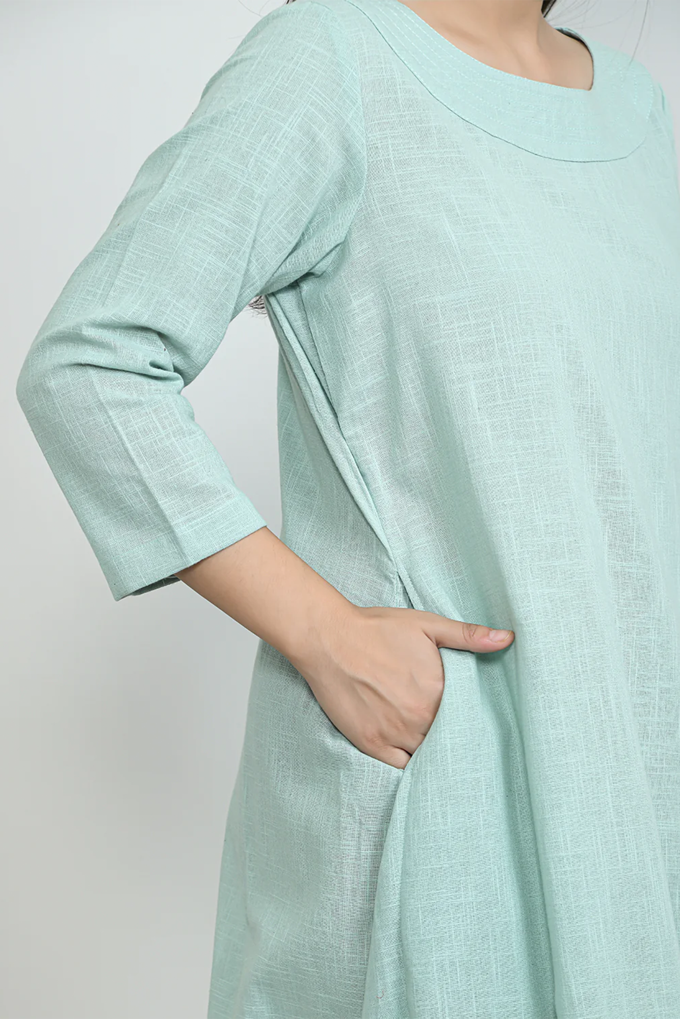 Minty Cool Boho Dress