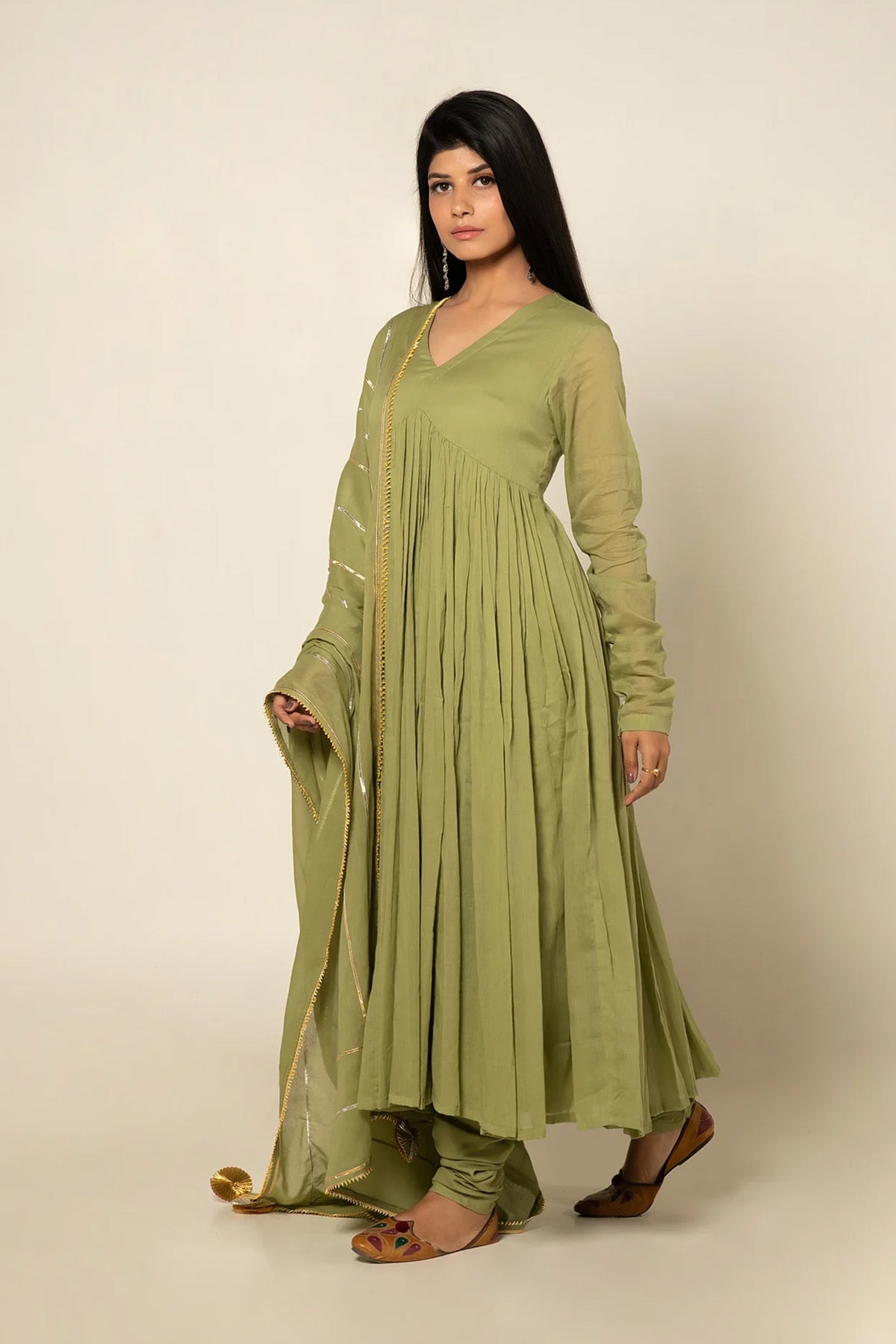 Harit Taani Anarkali Suit