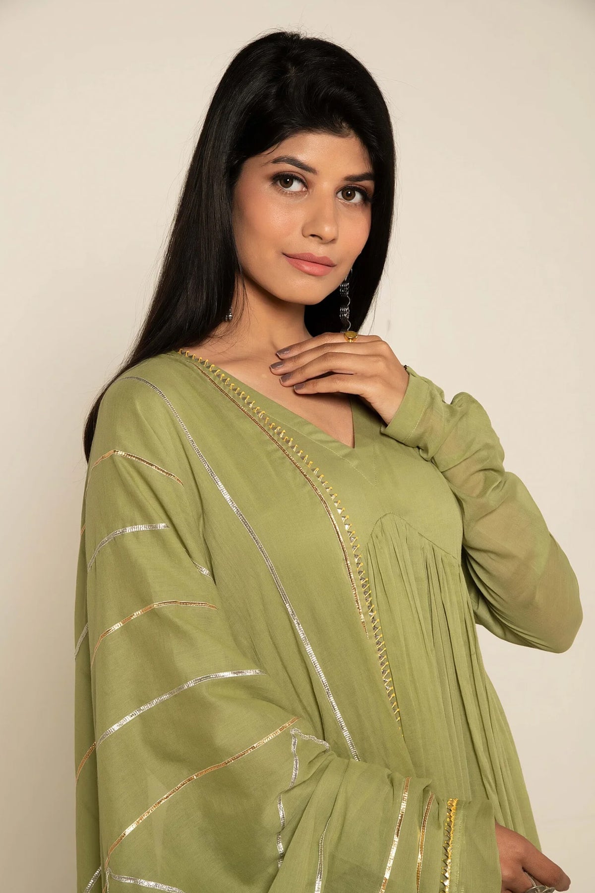 Harit Taani Anarkali Suit