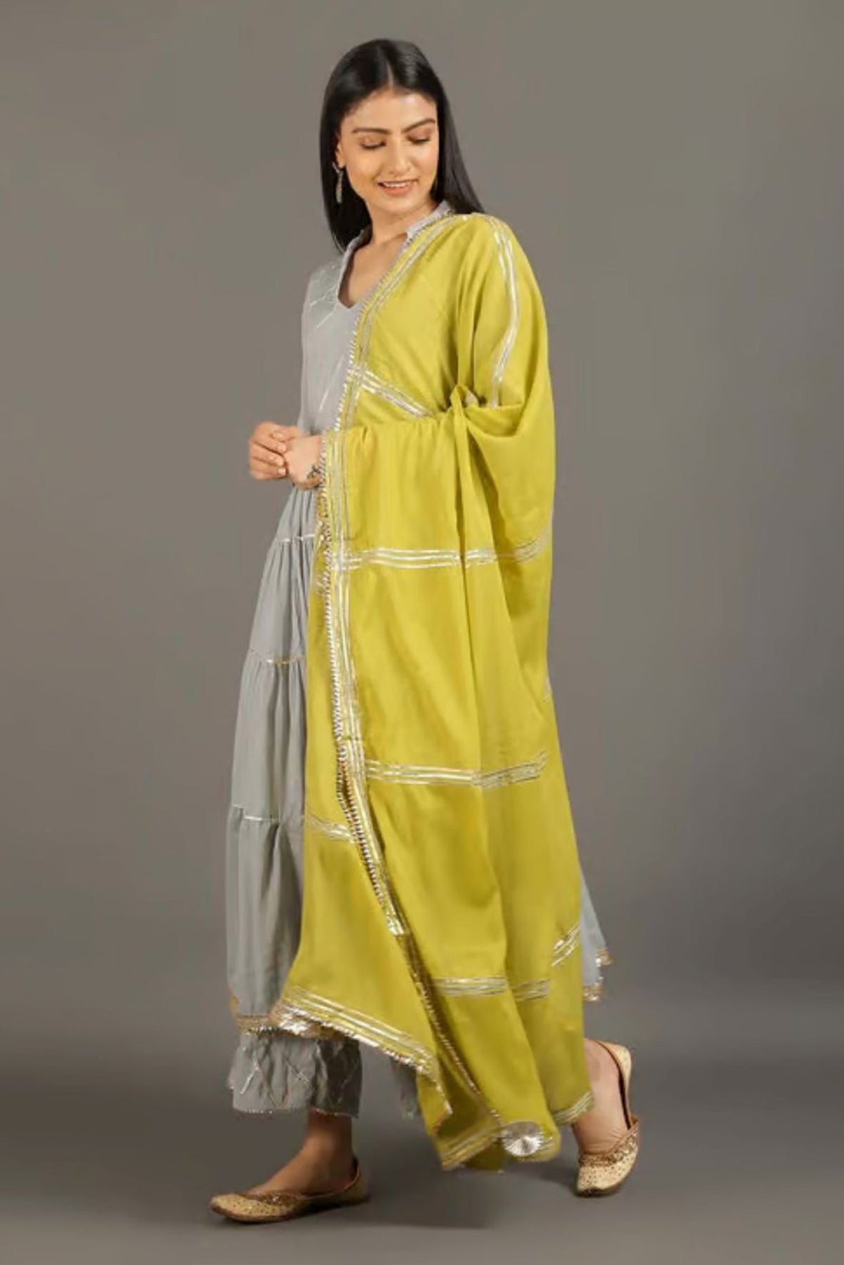 Grey Fizaa Kurta Set