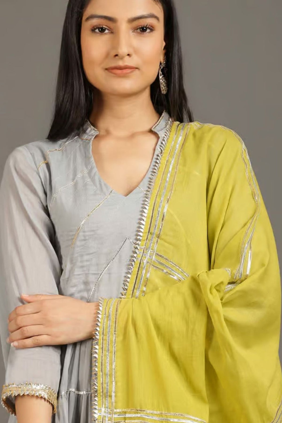 Grey Fizaa Kurta Set