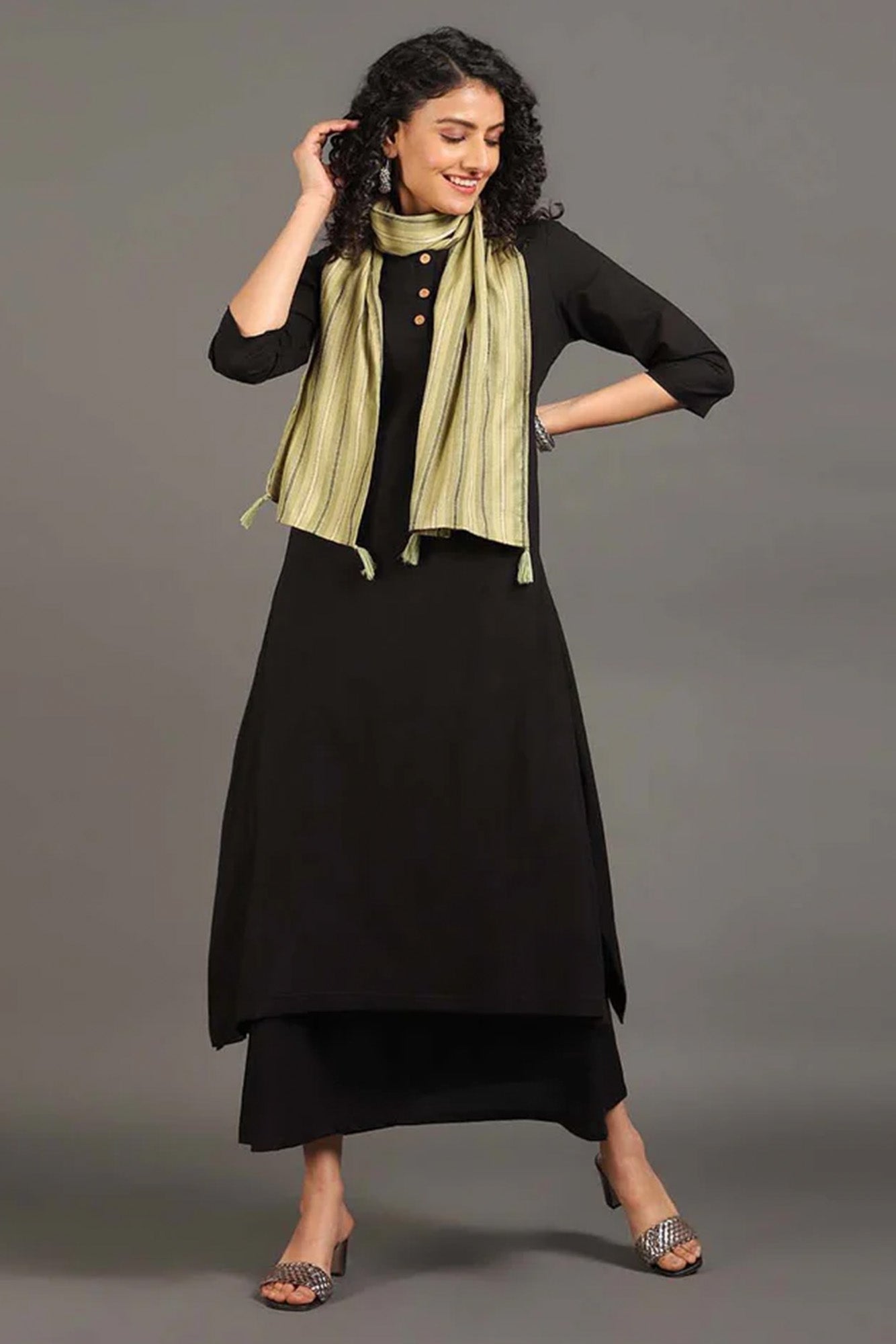 Black Daily Dose Kurta Set