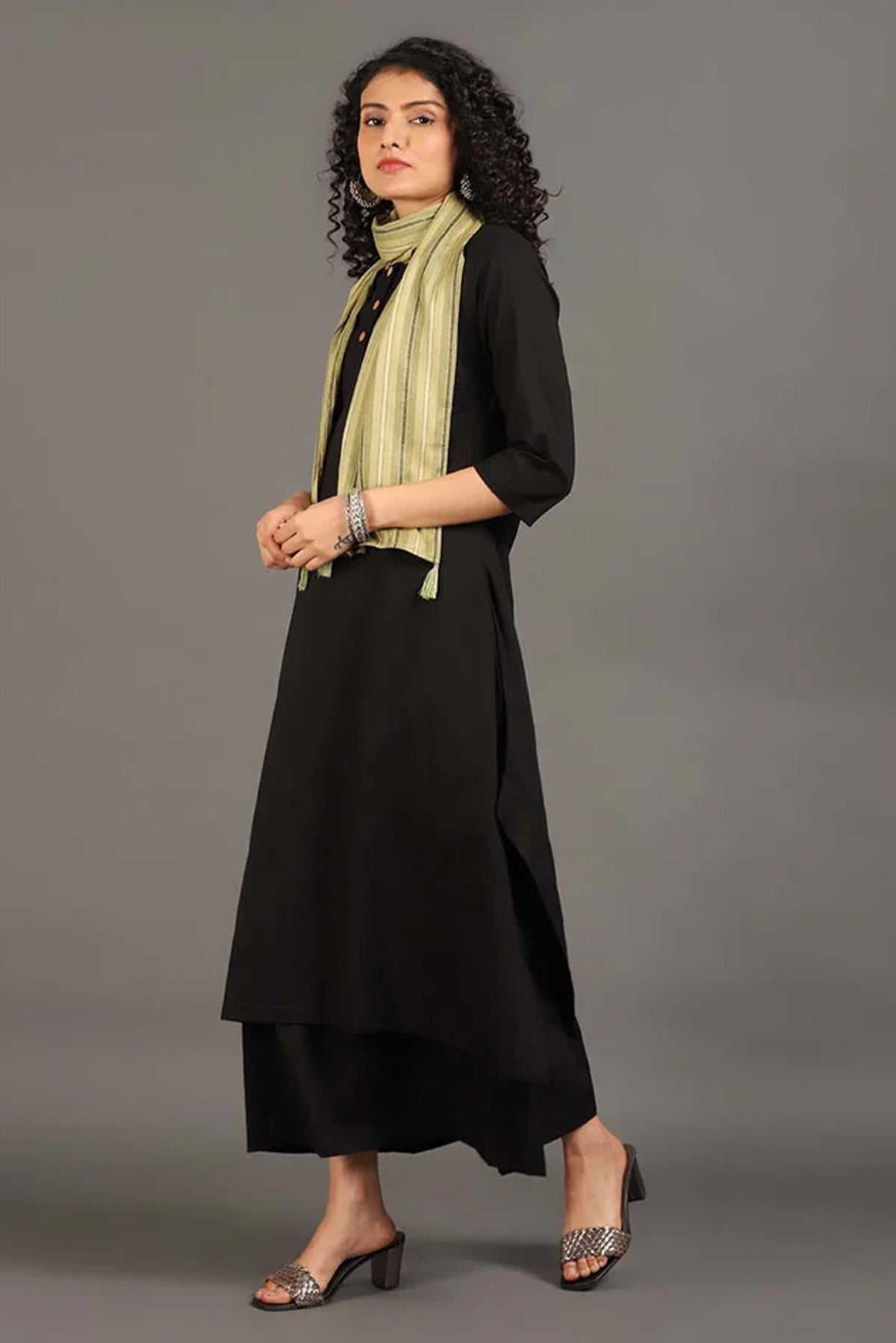 Black Daily Dose Kurta Set