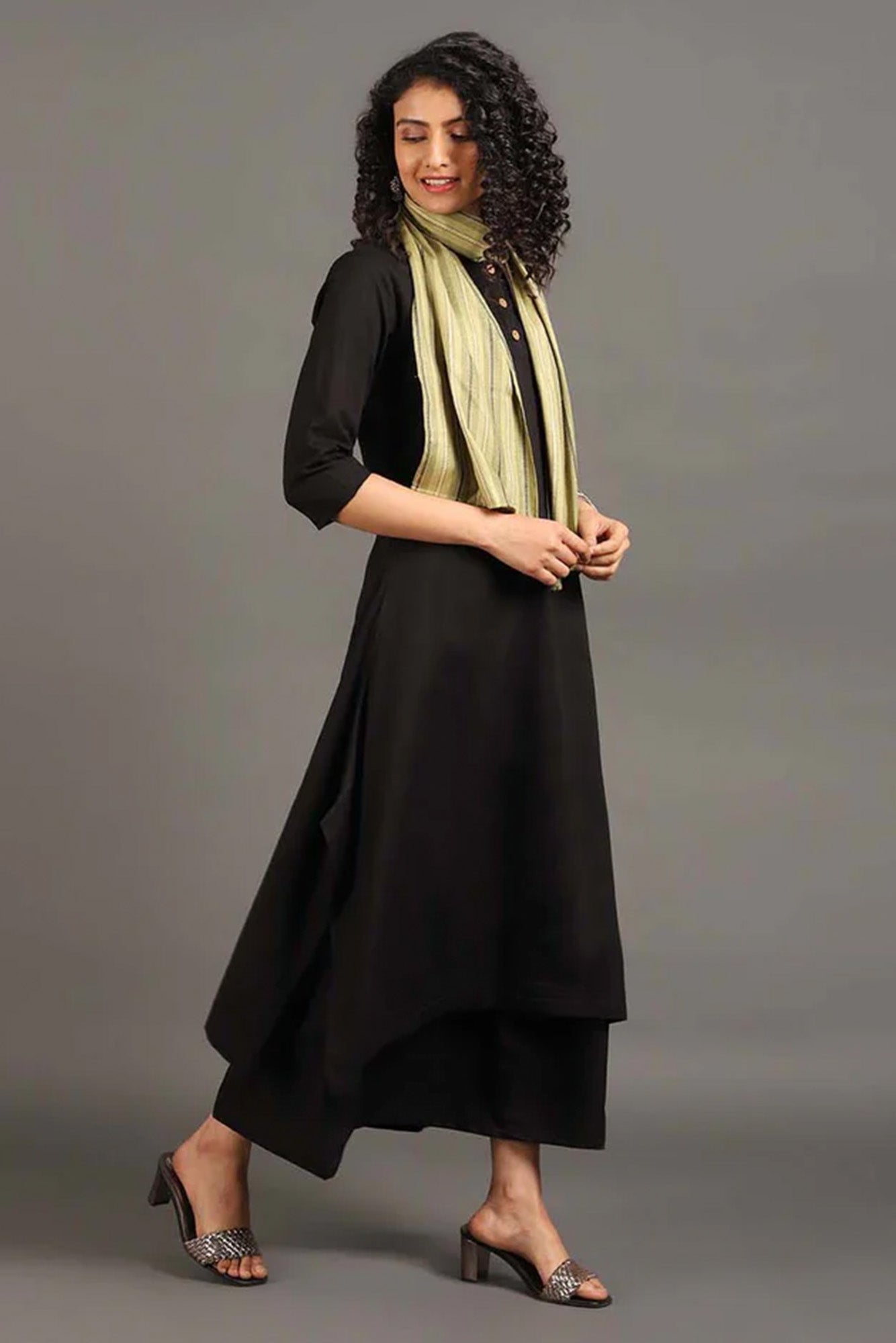 Black Daily Dose Kurta Set