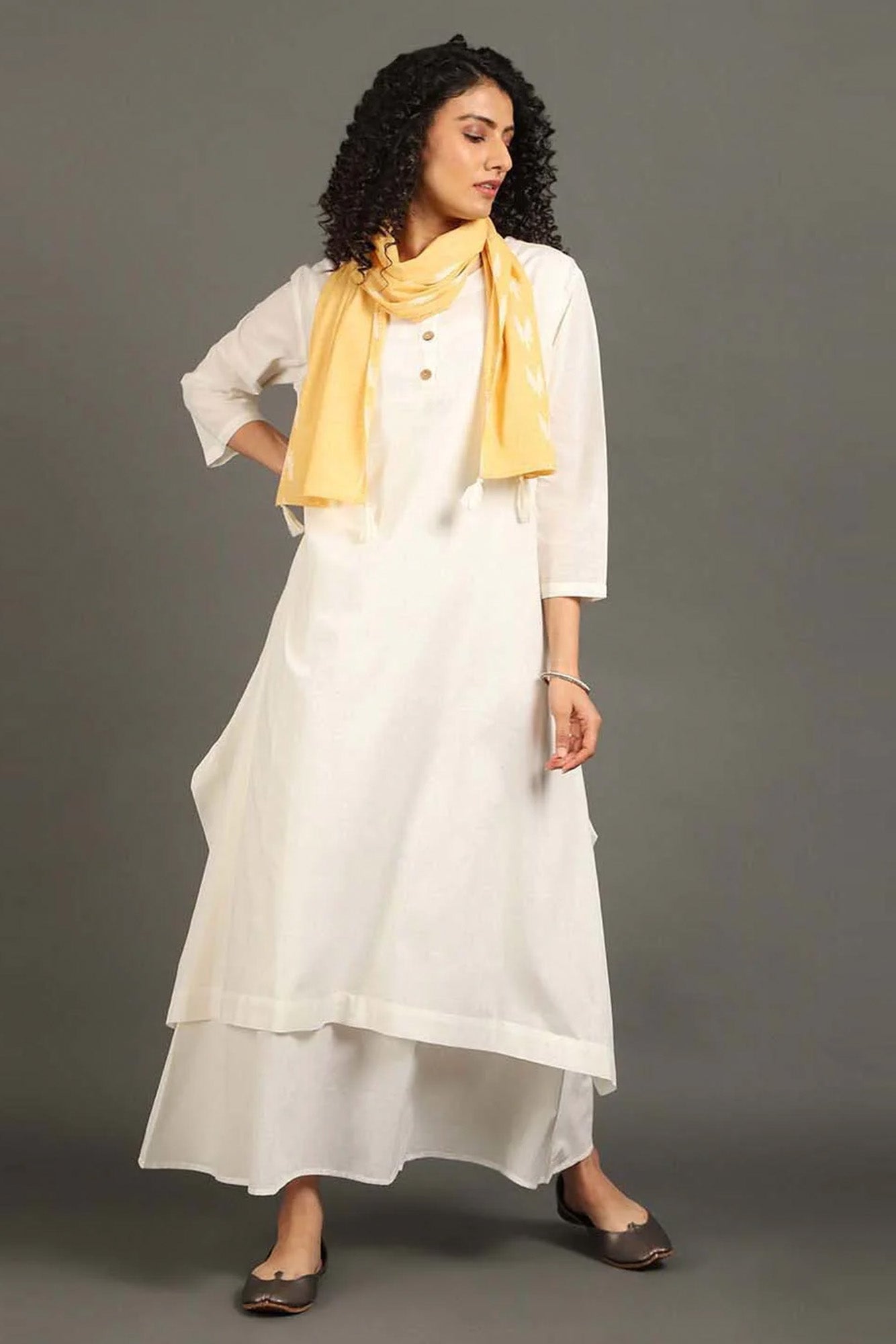 White Daily Dose Kurta Set