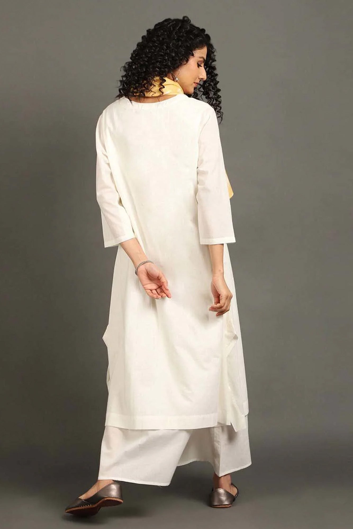 White Daily Dose Kurta Set