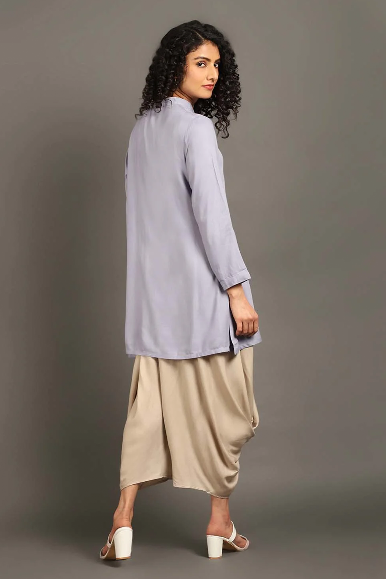 Powder Blue Sufi Saga Co-ord Set