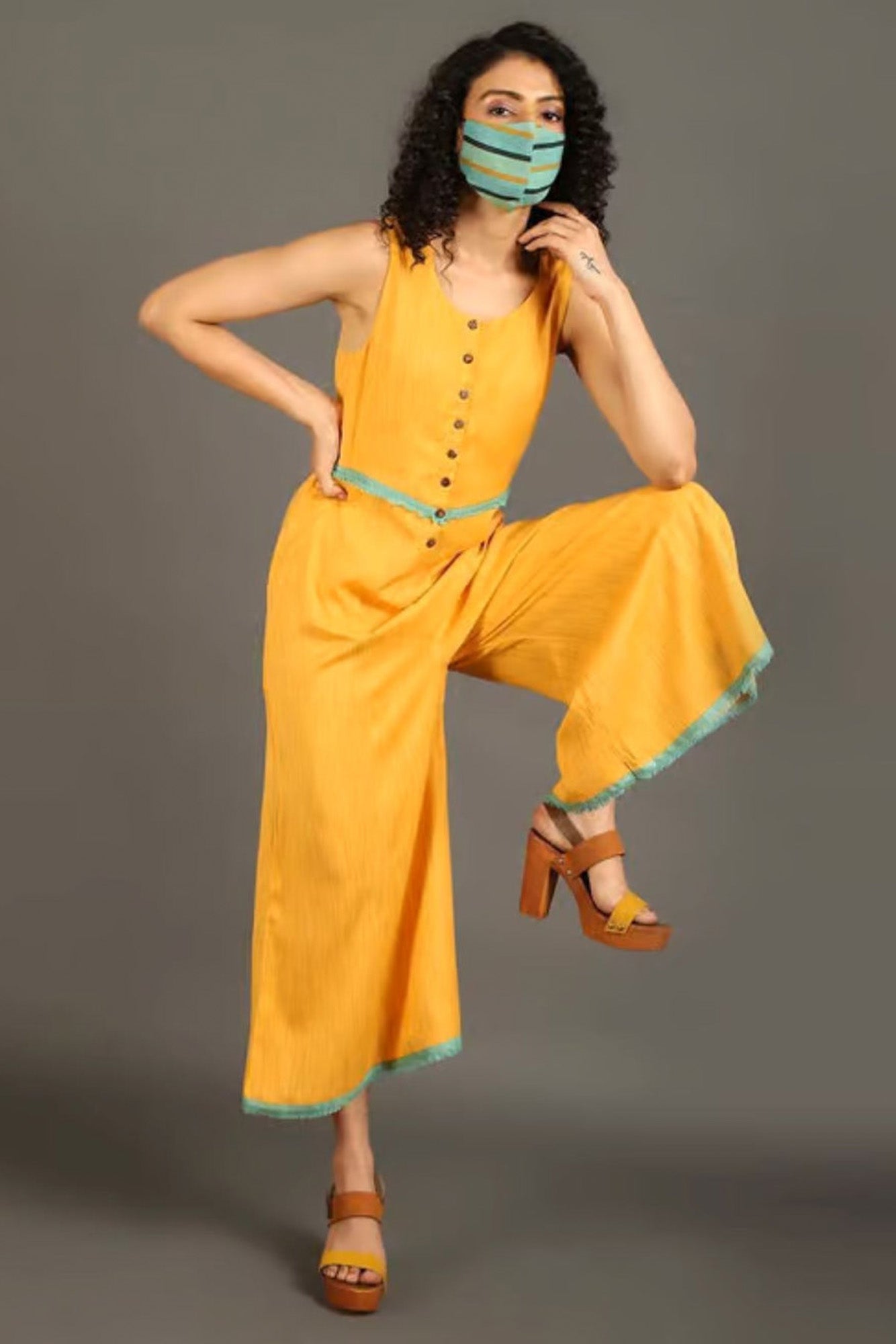 Sunny Playtime Jumpsuit With Jacket