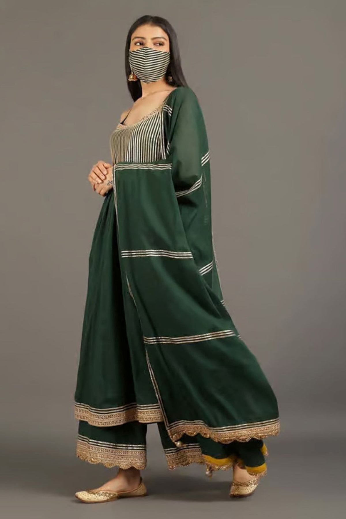 Panna Mohini Anarkali Set