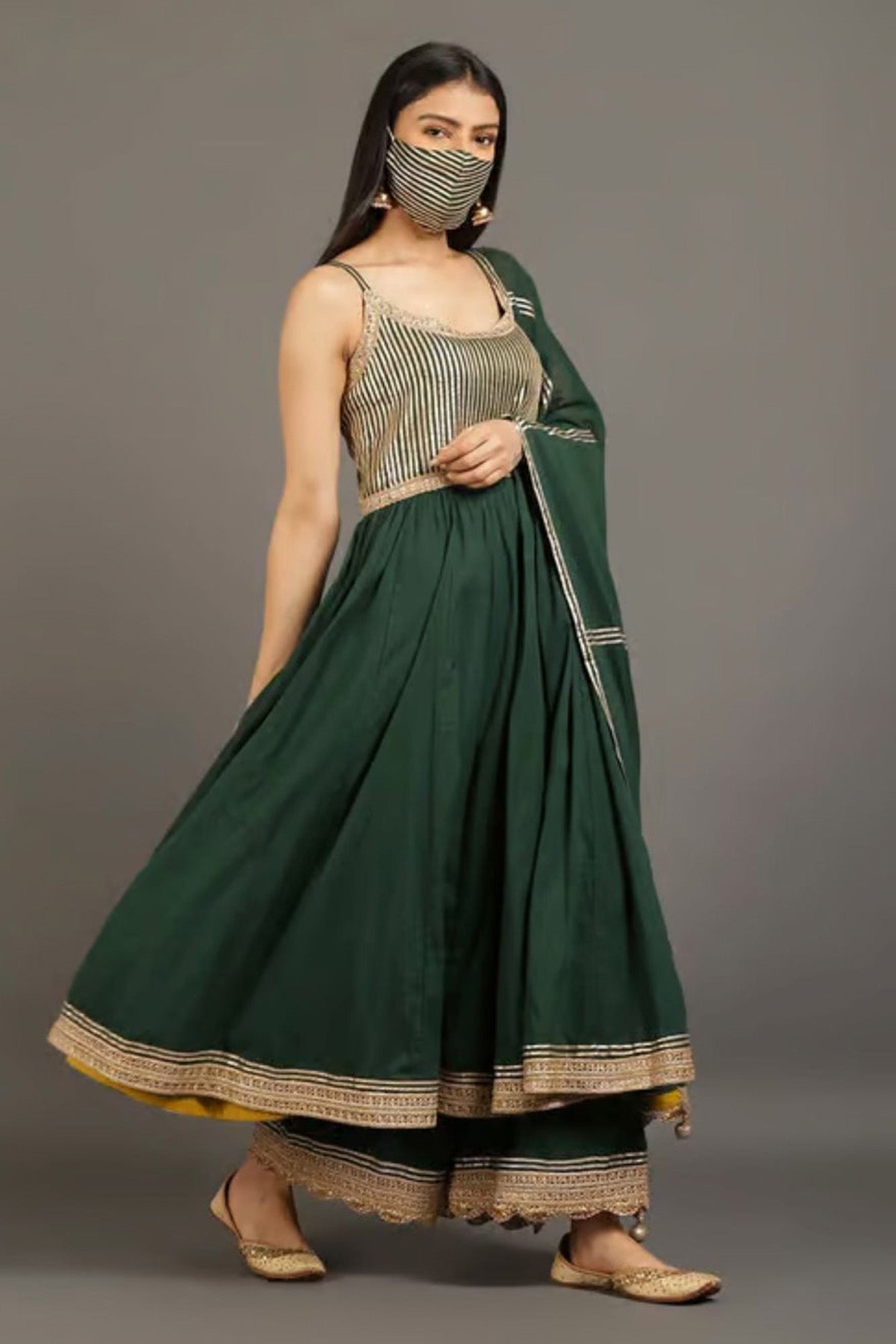 Panna Mohini Anarkali Set