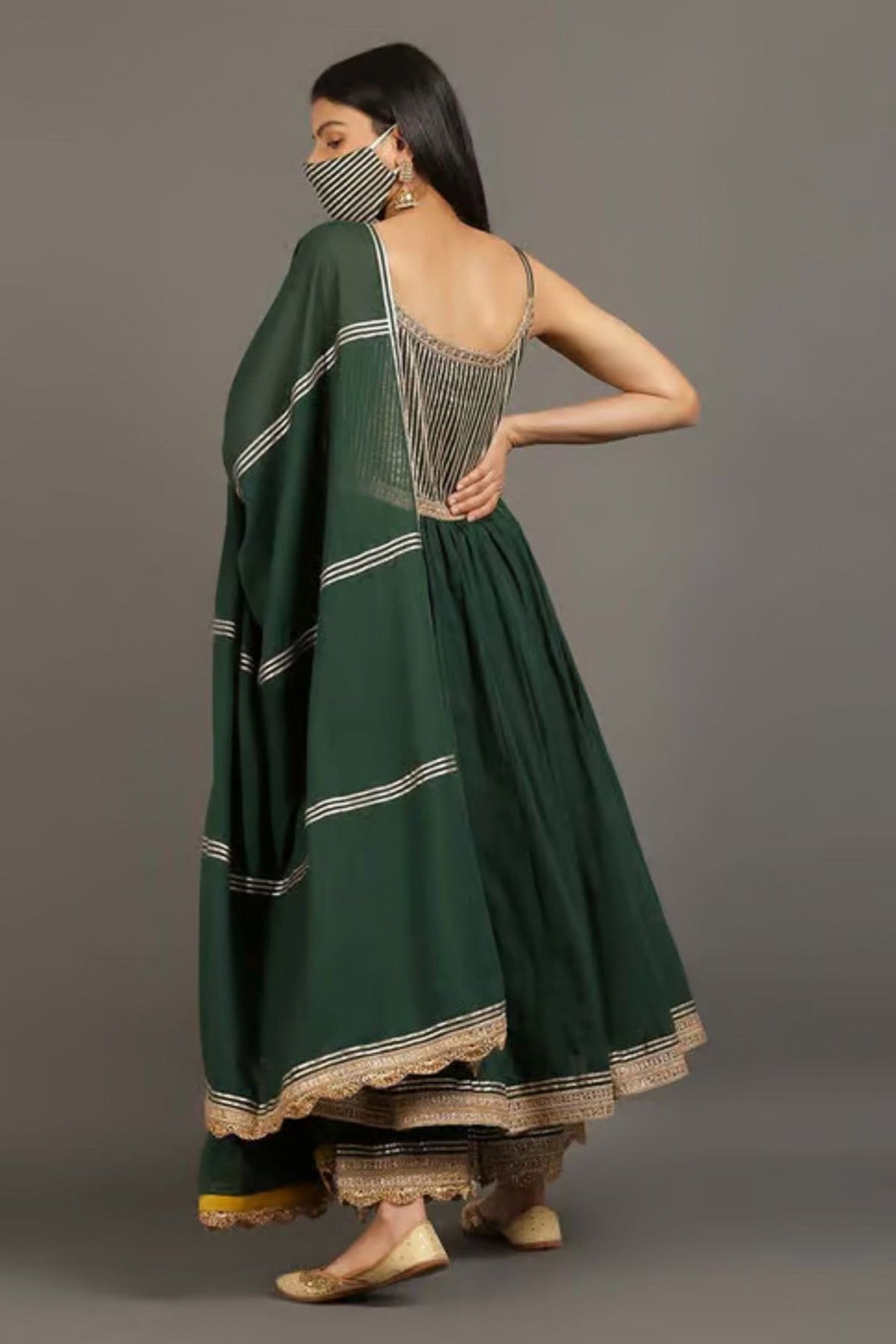 Panna Mohini Anarkali Set