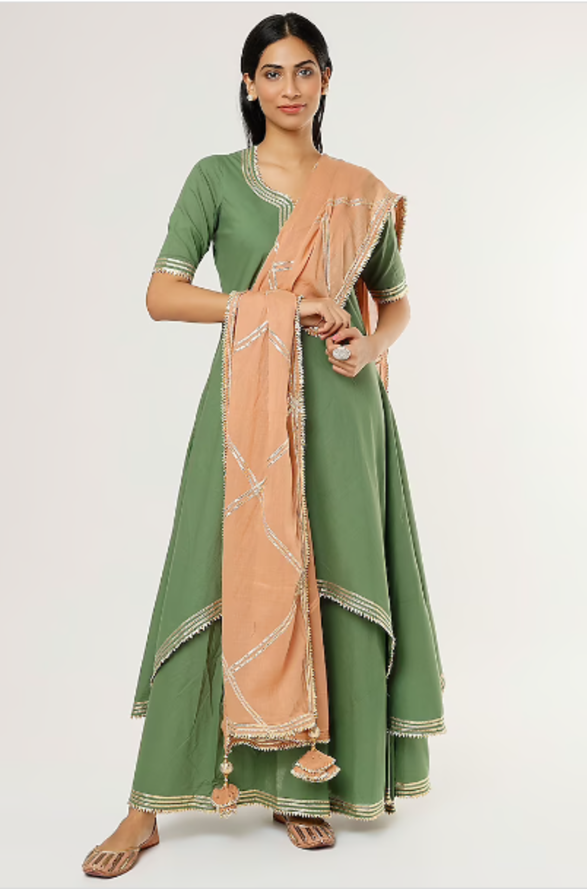 Sage Saira Double Layered Dress