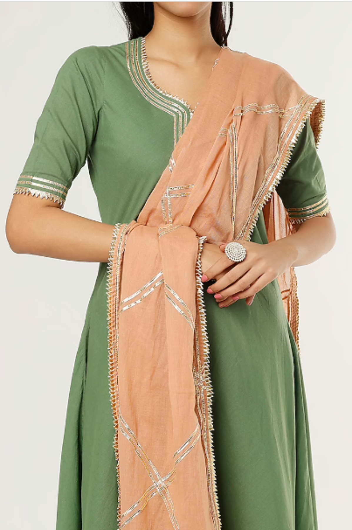 Sage Saira Double Layered Dress