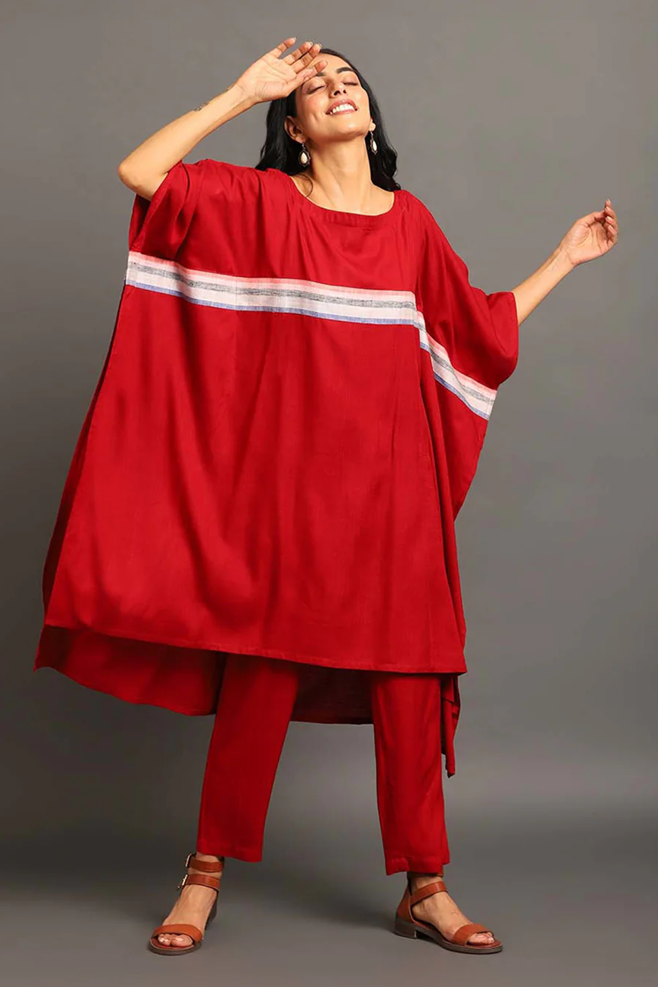 Maroon Free Spirit Co-ord Set