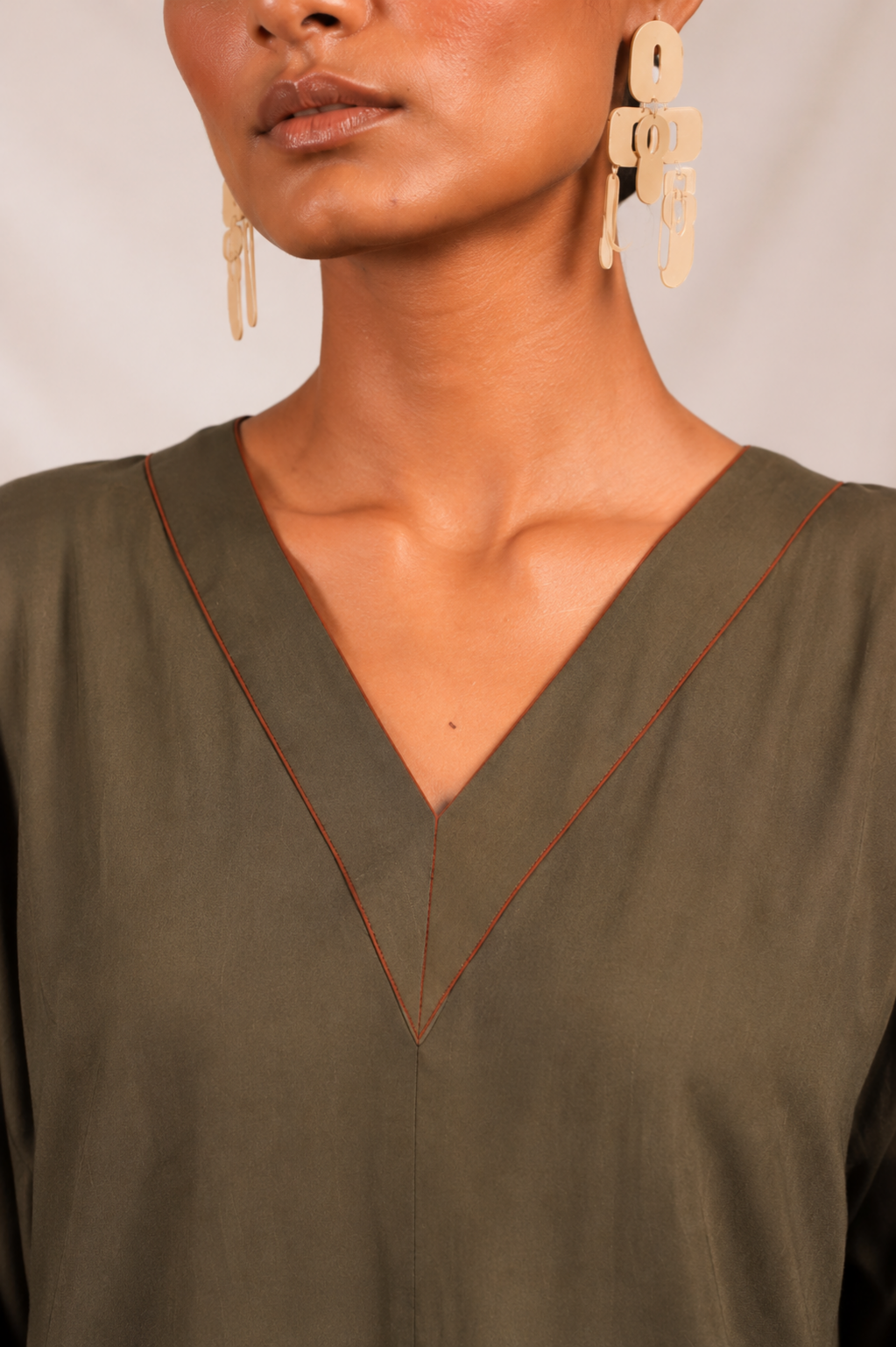 Army Green Sufi Sage Co-ord Set