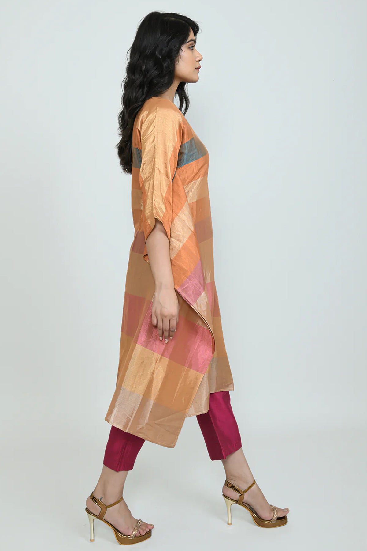 Glam Eve Tissue Kurta Set
