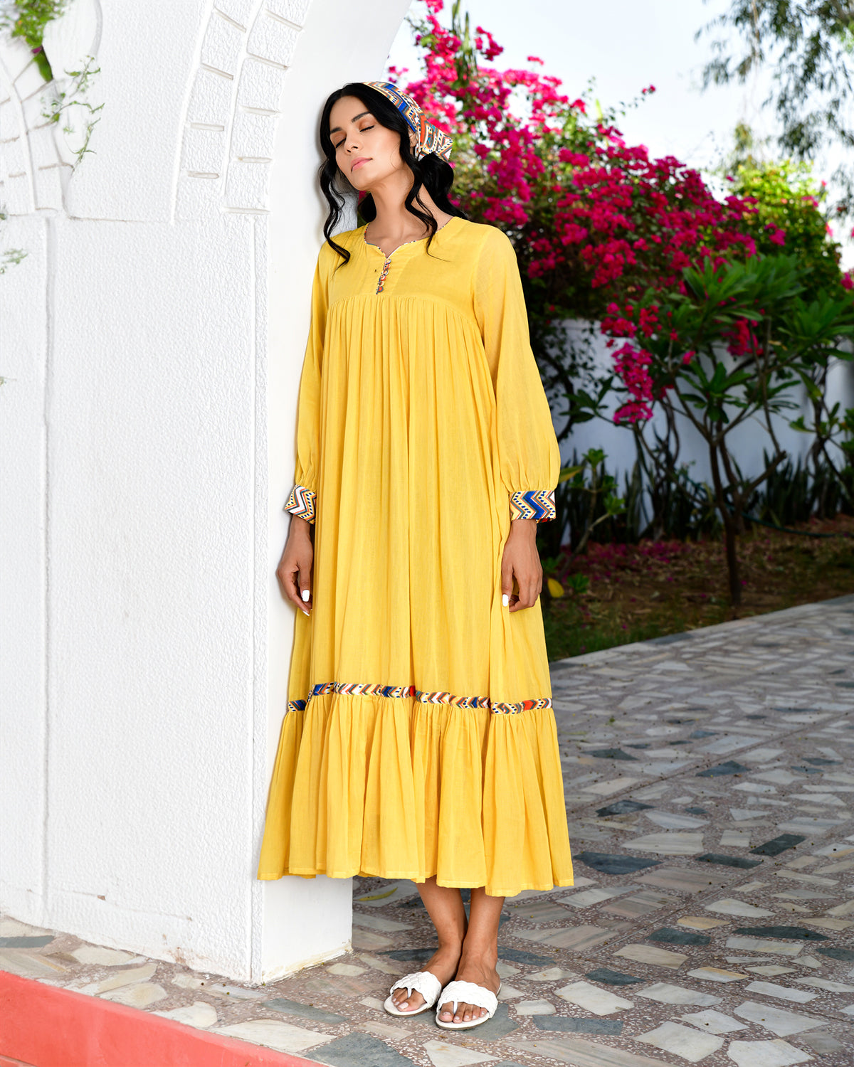 Yellow Layla Casual Summer Dress