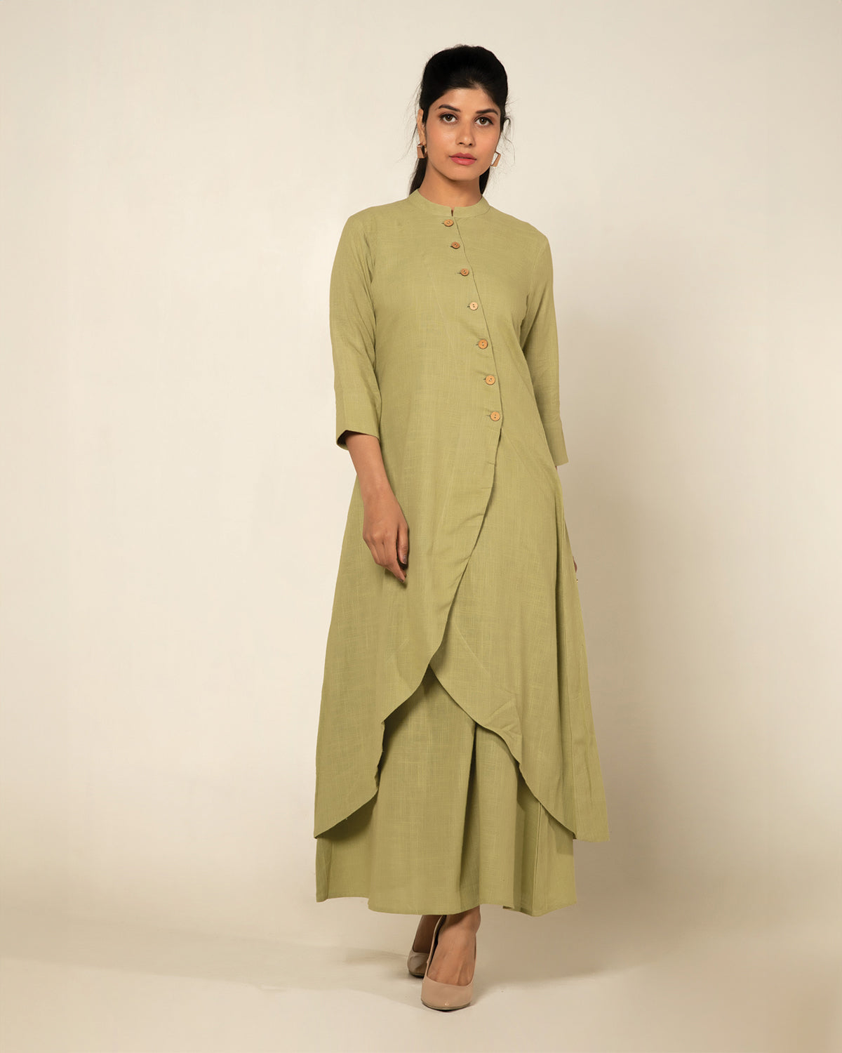 Pistachio Green Everyday Elegance Jacket Dress