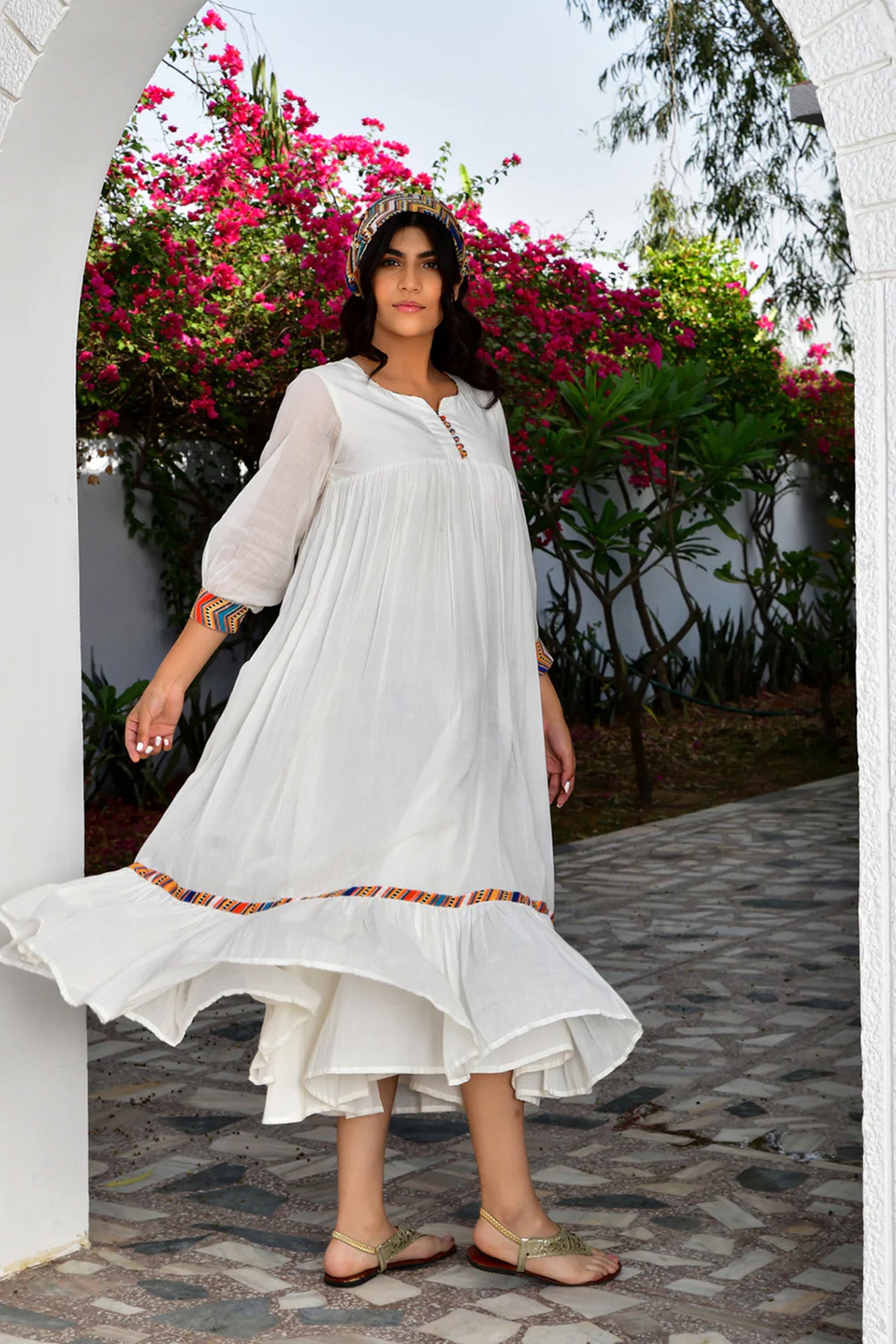 White Layla Casual Summer Dress
