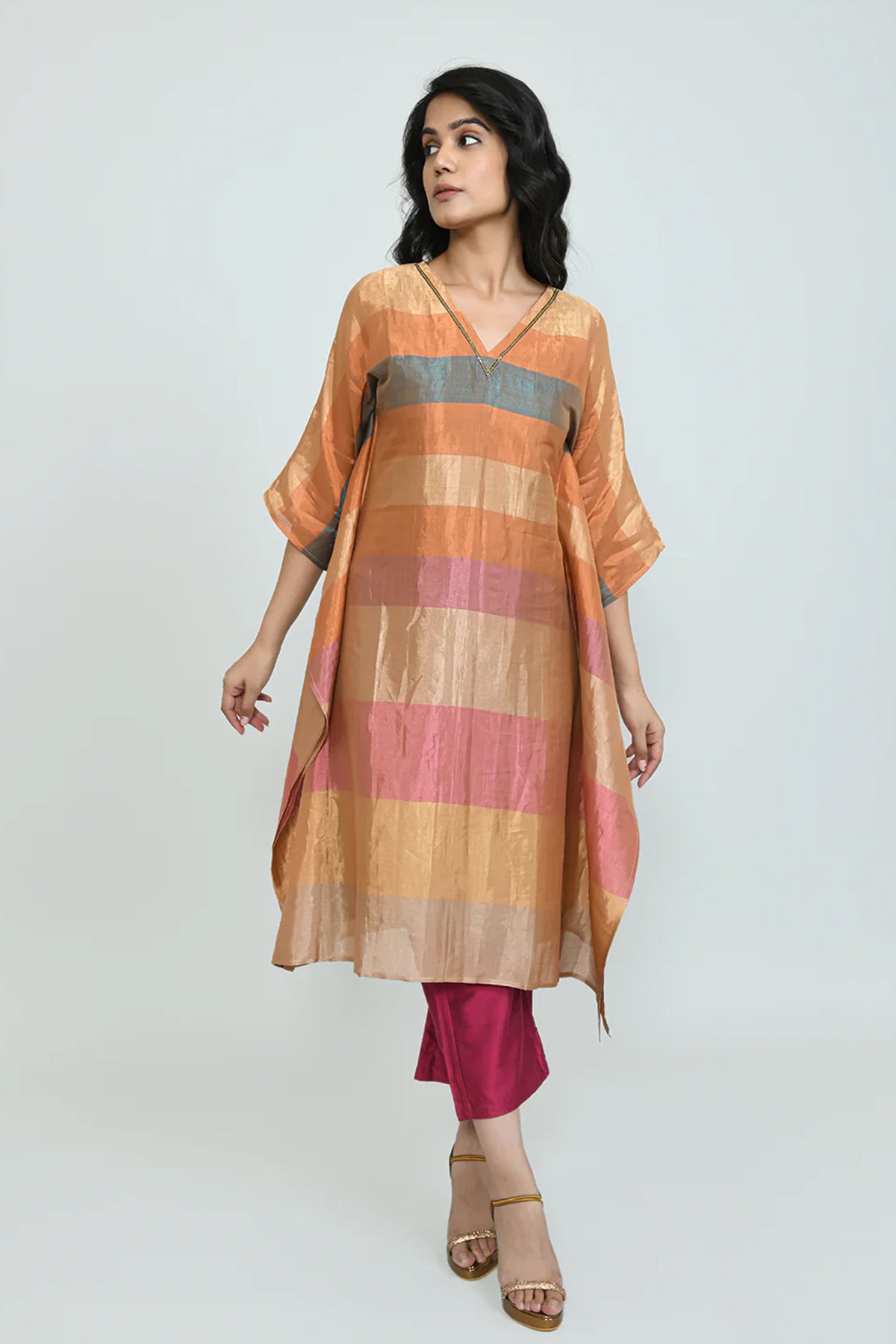 Glam Eve Tissue Kurta Set