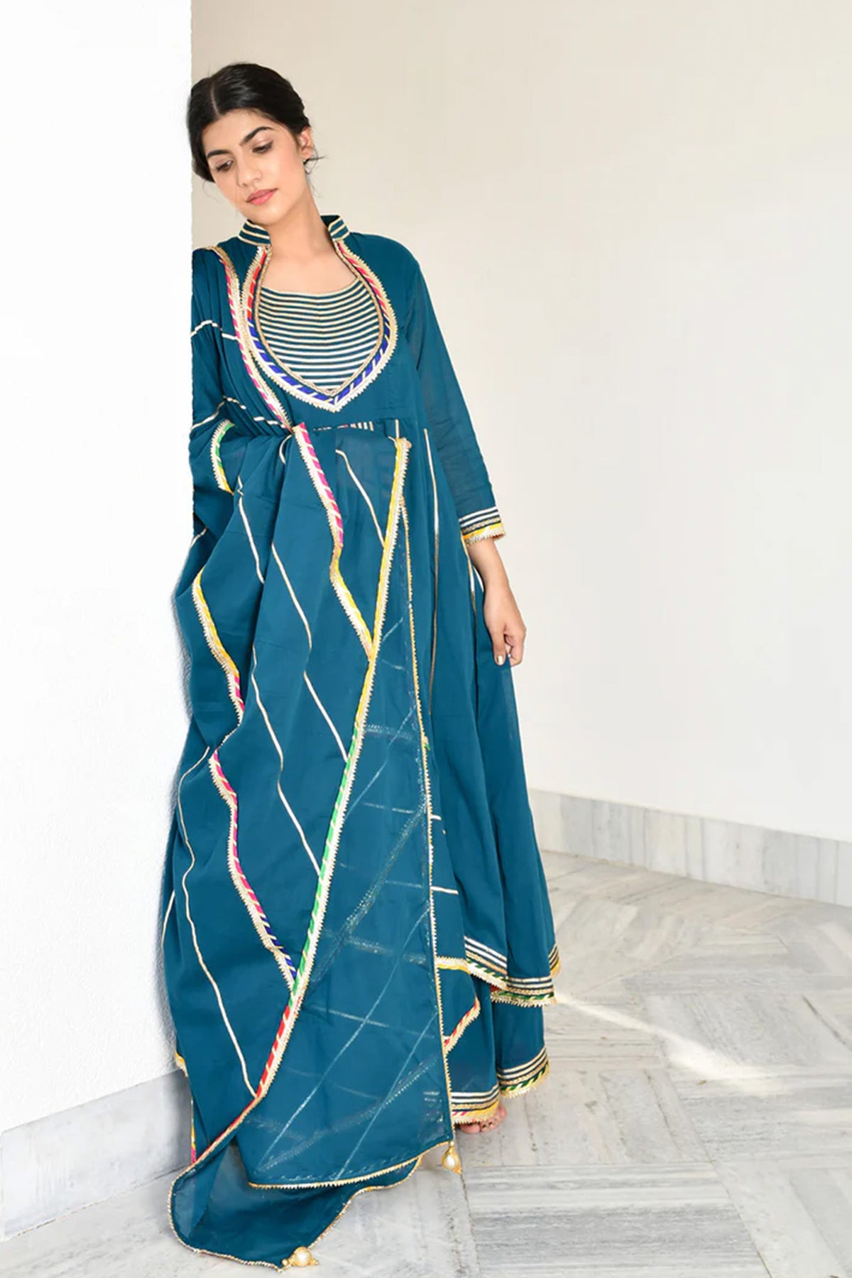 Casa Meera Anarkali Kurta Sharara Set