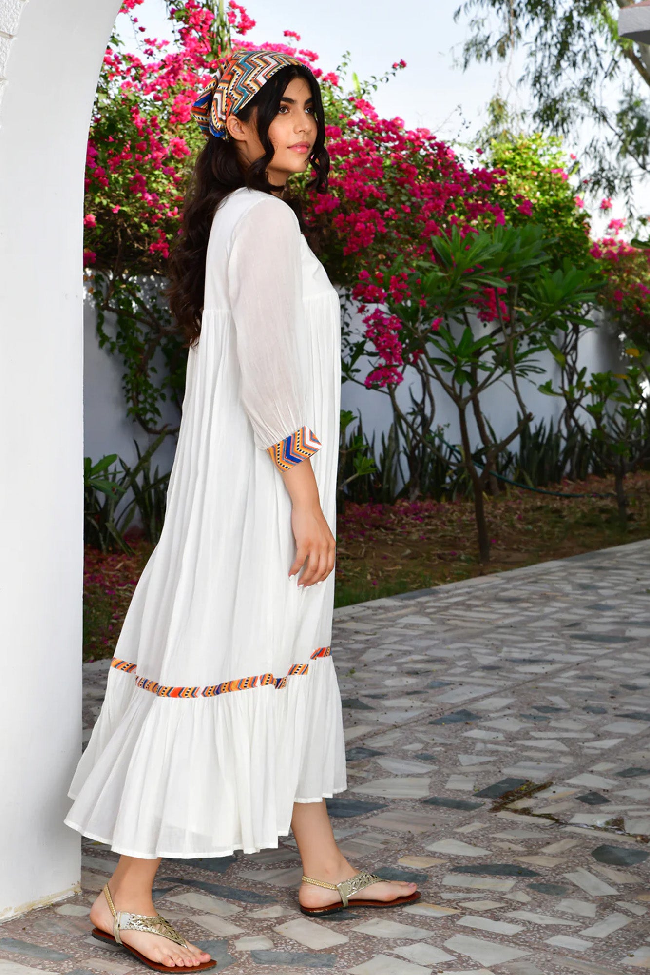 White Layla Casual Summer Dress