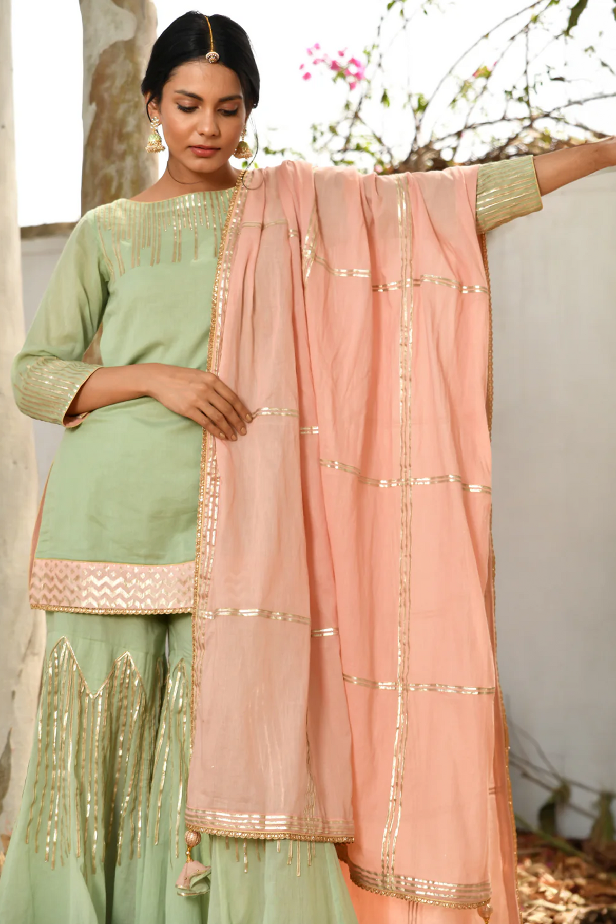 Noor Short Kurta Sharara Set