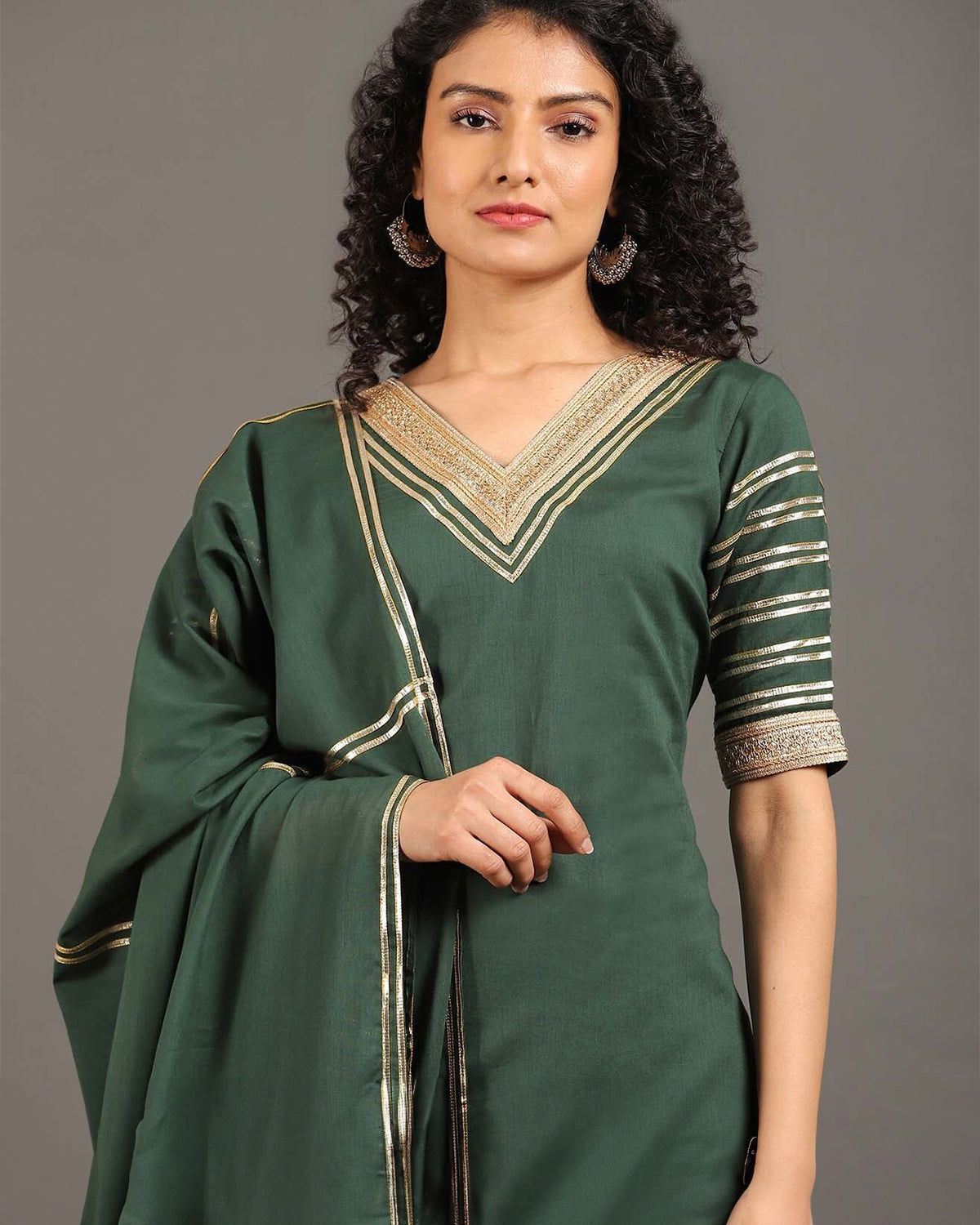 Panna Short Kurta Garara Set